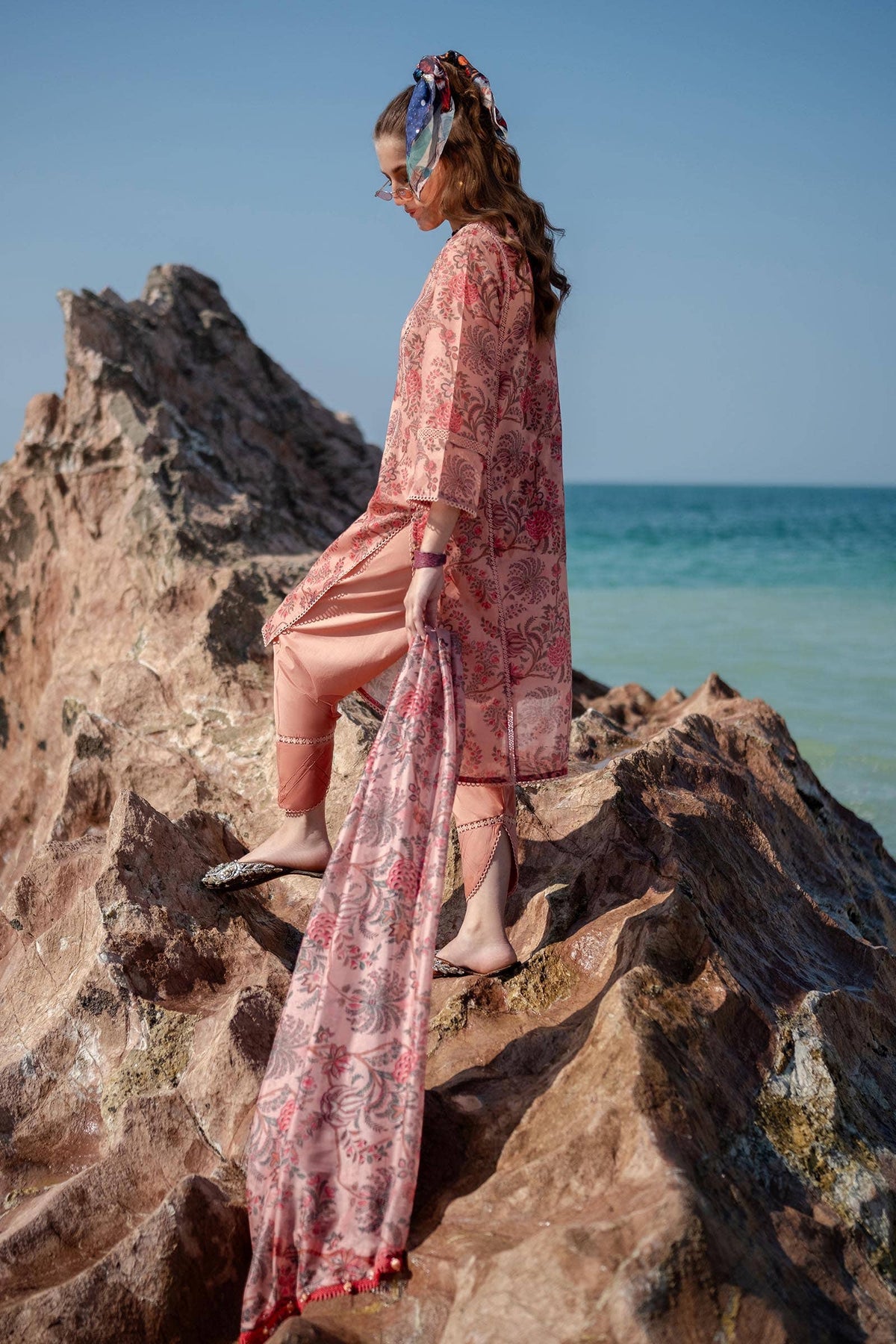 Sana Safinaz | Mahay Spring 24 | H241-016B-3CK by Sana Safinaz - Designer Dress - Type: Ladies Clothes - Available at Libayah - 100% Original