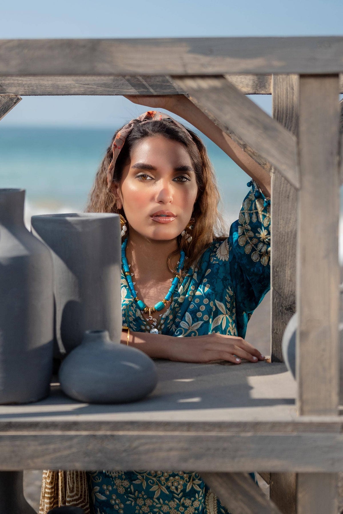 Sana Safinaz | Mahay Spring 24 | H241-018B-2BG by Sana Safinaz - Designer Dress - Type: Ladies Clothes - Available at Libayah - 100% Original