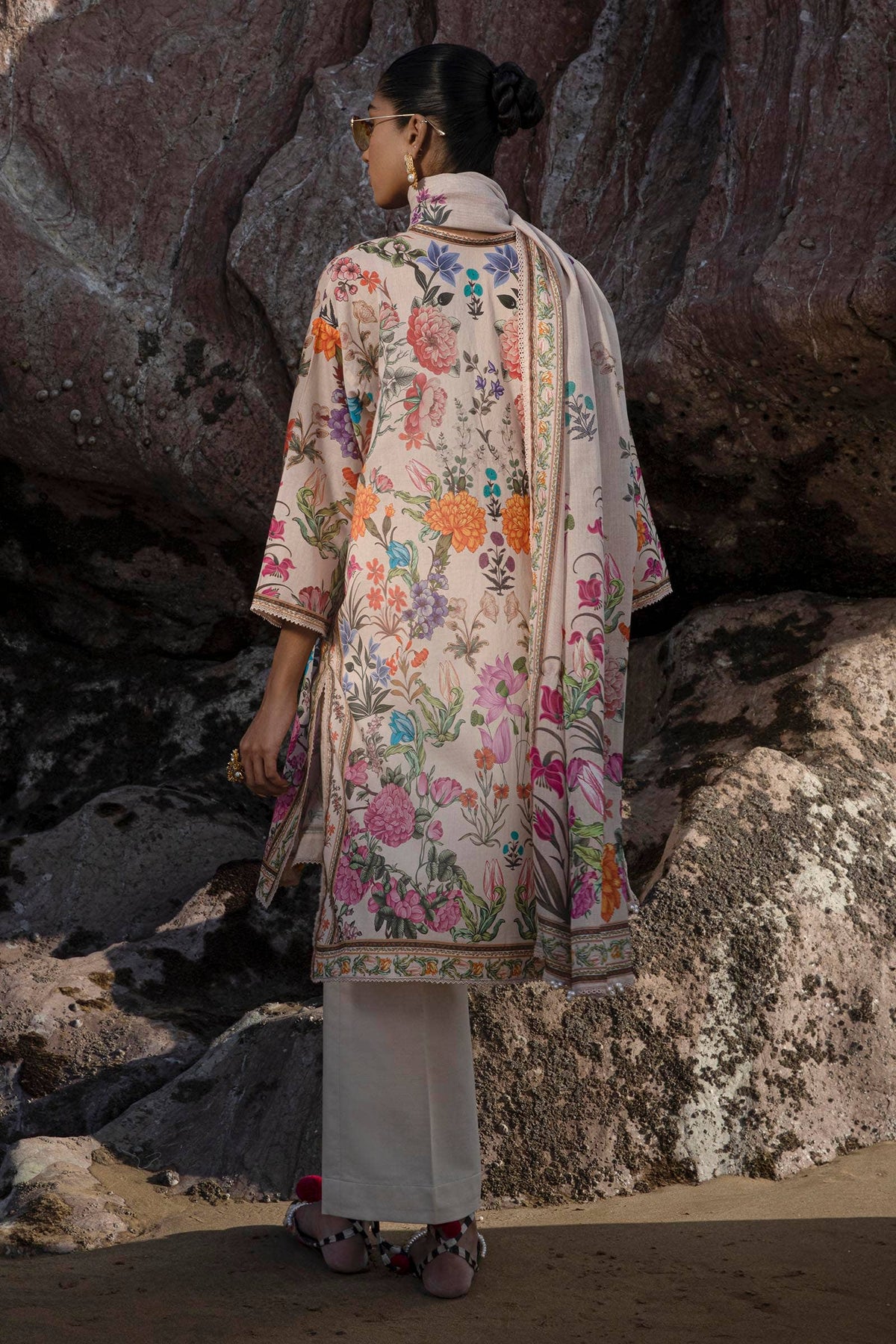 Sana Safinaz | Mahay Spring 24 | H241-019B-3CS by Sana Safinaz - Designer Dress - Type: Ladies Clothes - Available at Libayah - 100% Original