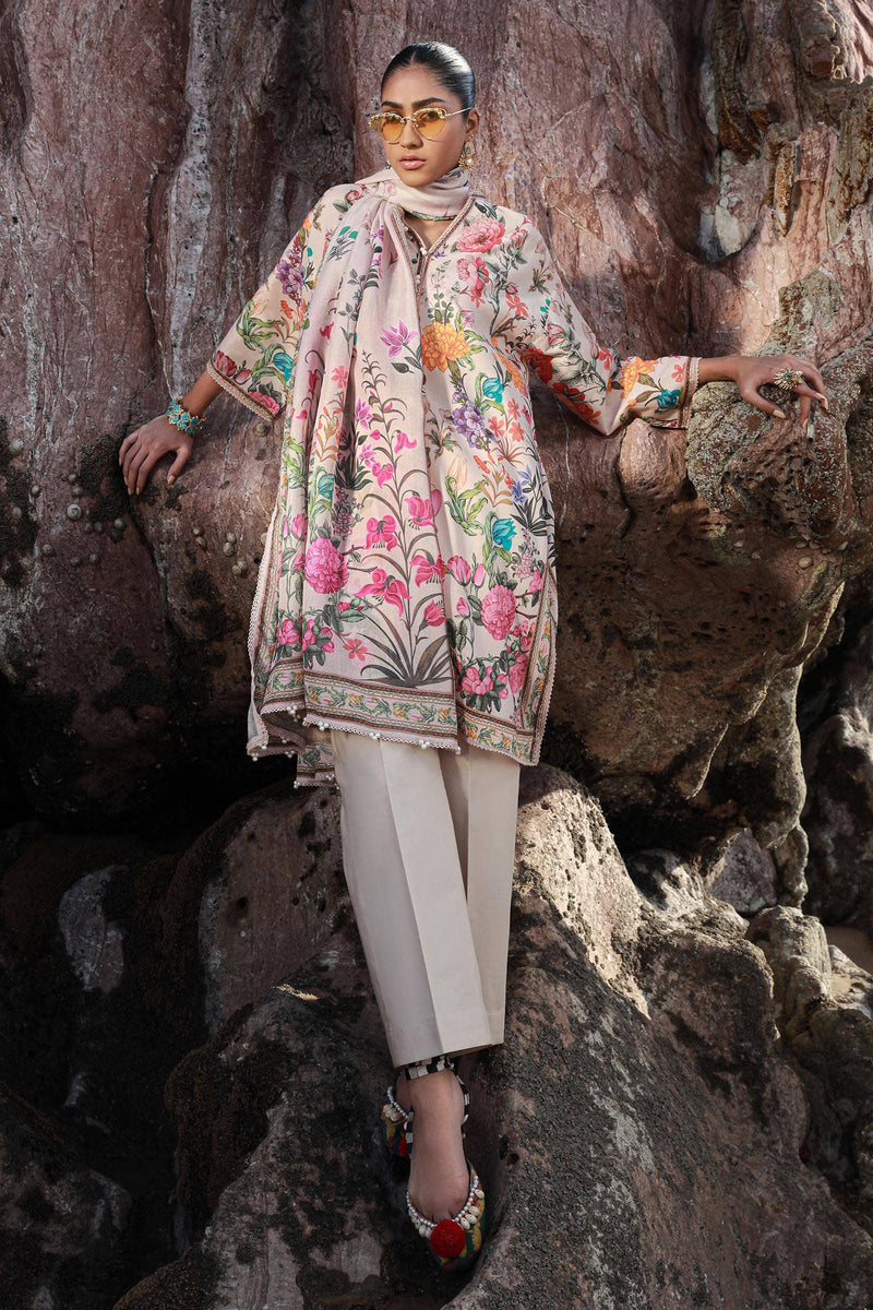 Sana Safinaz | Mahay Spring 24 | H241-019B-3CS by Sana Safinaz - Designer Dress - Type: Ladies Clothes - Available at Libayah - 100% Original