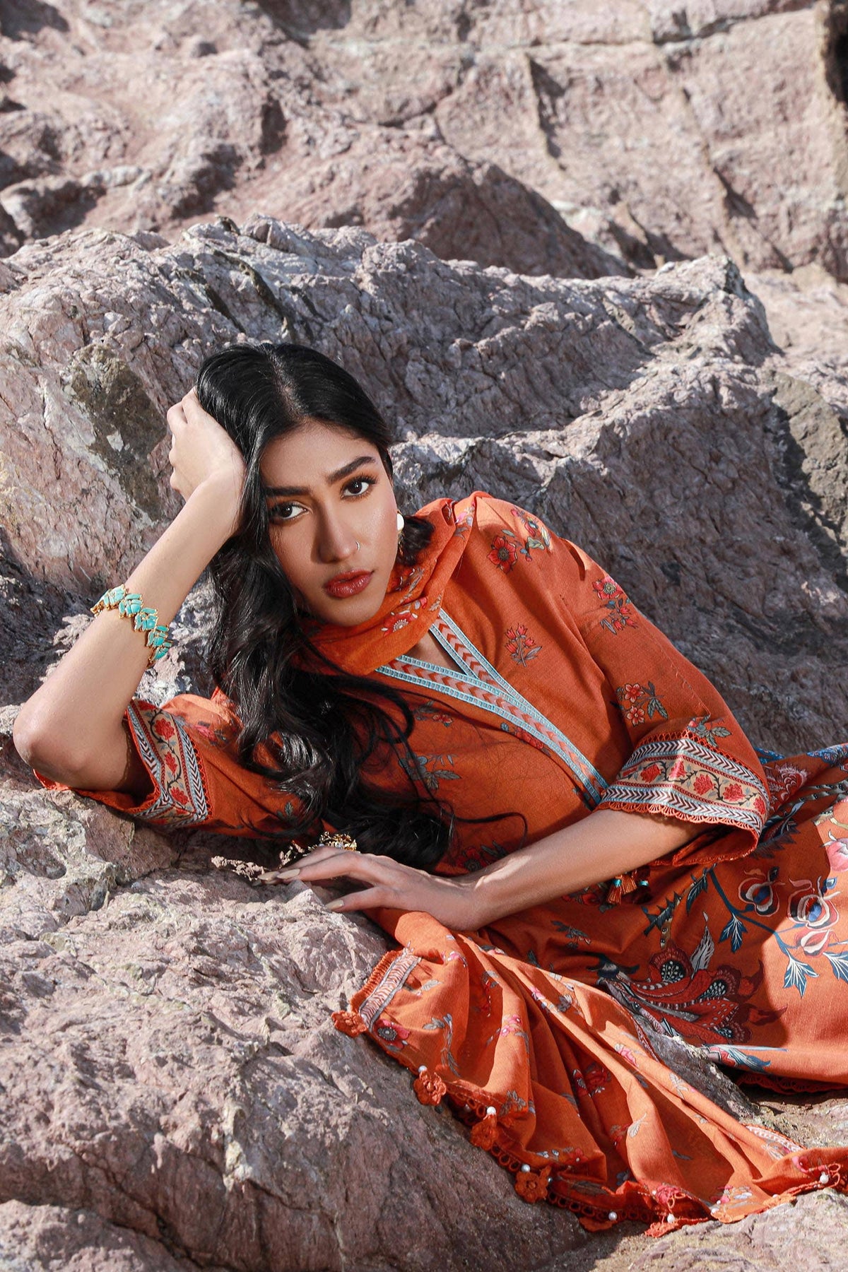 Sana Safinaz | Mahay Spring 24 | H241-020A-3CG by Sana Safinaz - Designer Dress - Type: Ladies Clothes - Available at Libayah - 100% Original