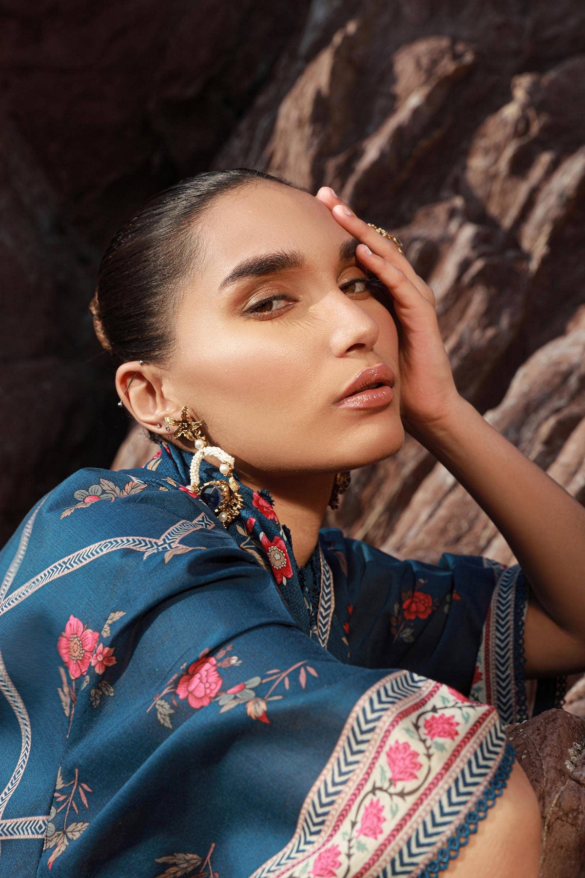 Sana Safinaz | Mahay Spring 24 | H241-020B-3CG by Sana Safinaz - Designer Dress - Type: Ladies Clothes - Available at Libayah - 100% Original