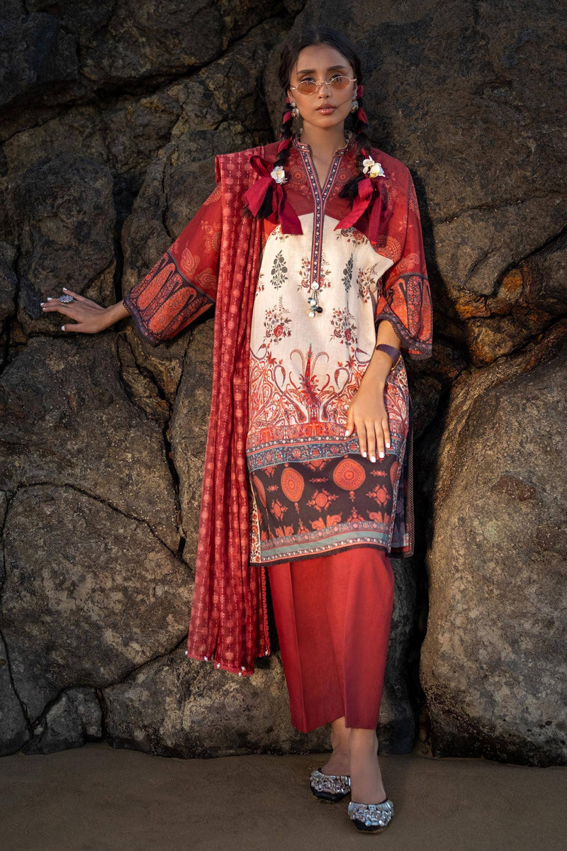 Sana Safinaz | Mahay Spring 24 | H241-021A-3DE by Sana Safinaz - Designer Dress - Type: Ladies Clothes - Available at Libayah - 100% Original