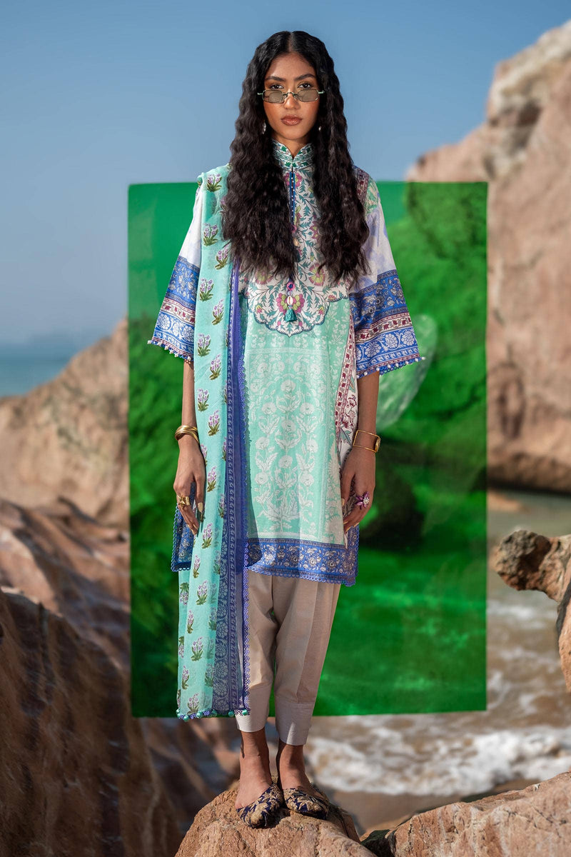 Sana Safinaz | Mahay Spring 24 | H241-003B-2BI by Sana Safinaz - Designer Dress - Type: Ladies Clothes - Available at Libayah - 100% Original