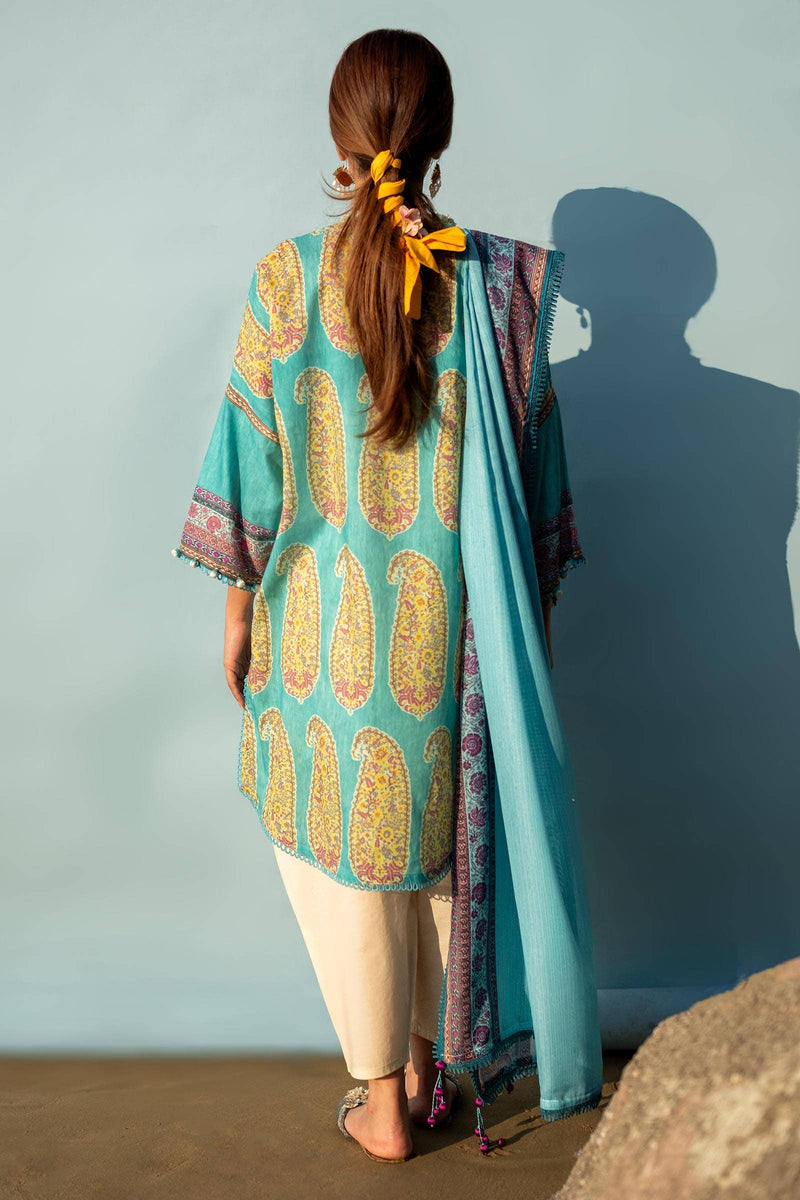 Sana Safinaz | Mahay Spring 24 | H241-022B-2BS by Sana Safinaz - Designer Dress - Type: Ladies Clothes - Available at Libayah - 100% Original