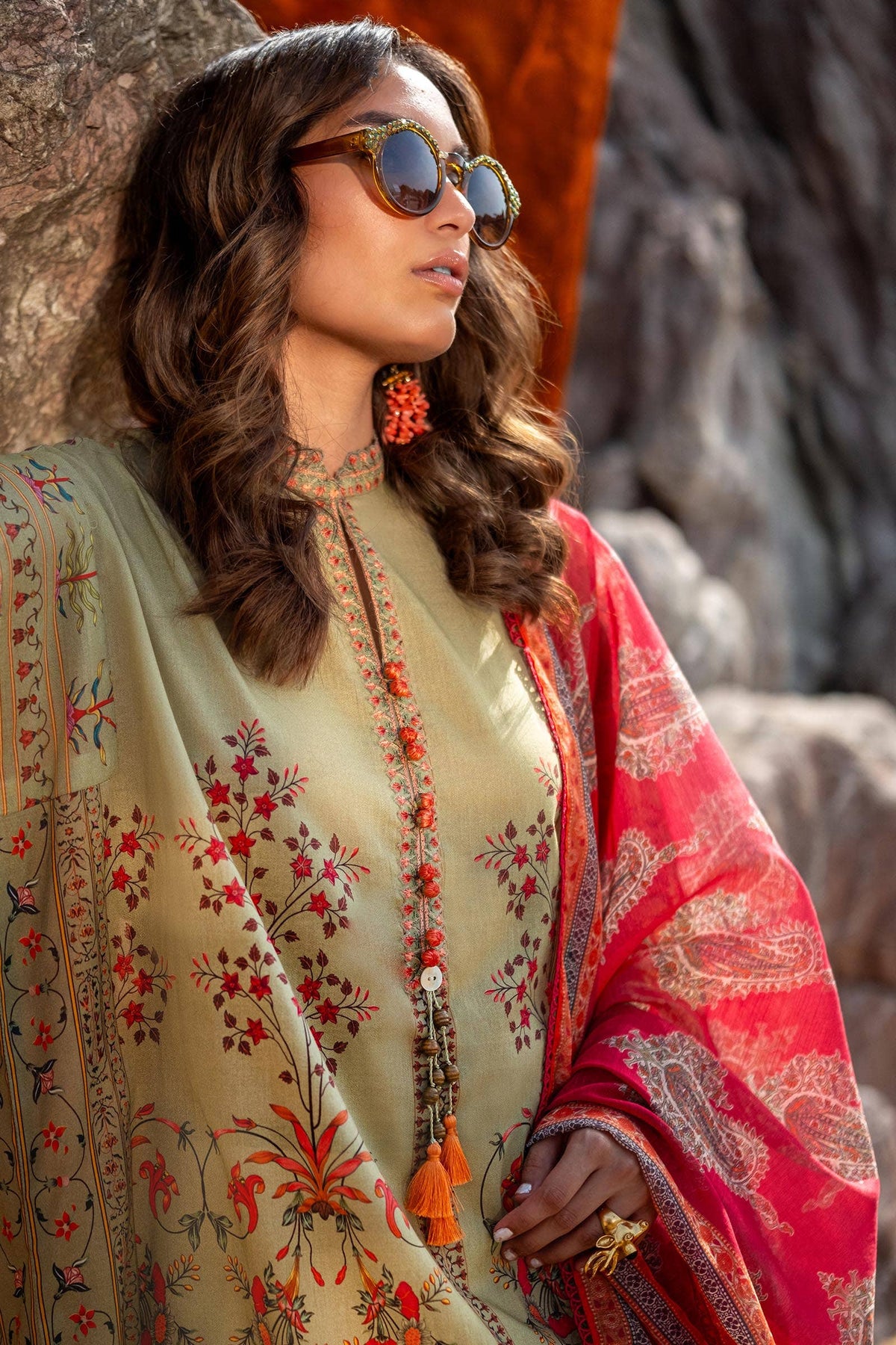 Sana Safinaz | Mahay Spring 24 | H241-023B-2DD by Sana Safinaz - Designer Dress - Type: Ladies Clothes - Available at Libayah - 100% Original