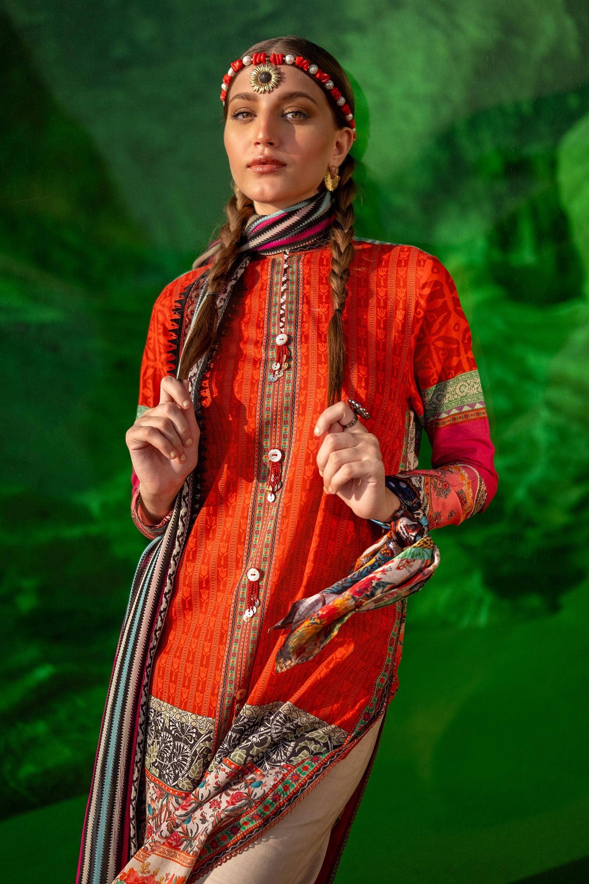 Sana Safinaz | Mahay Spring 24 | H241-024B-2I by Sana Safinaz - Designer Dress - Type: Ladies Clothes - Available at Libayah - 100% Original
