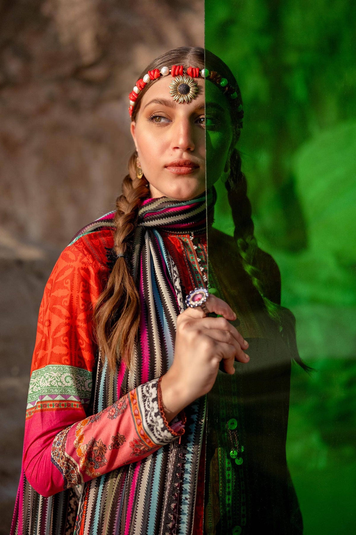 Sana Safinaz | Mahay Spring 24 | H241-024B-2I by Sana Safinaz - Designer Dress - Type: Ladies Clothes - Available at Libayah - 100% Original