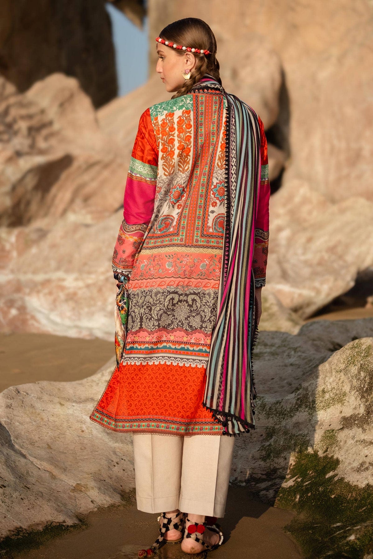 Sana Safinaz | Mahay Spring 24 | H241-024B-2I by Sana Safinaz - Designer Dress - Type: Ladies Clothes - Available at Libayah - 100% Original