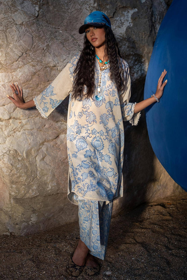 Sana Safinaz | Mahay Spring 24 | H241-025B-2AC by Sana Safinaz - Designer Dress - Type: Ladies Clothes - Available at Libayah - 100% Original