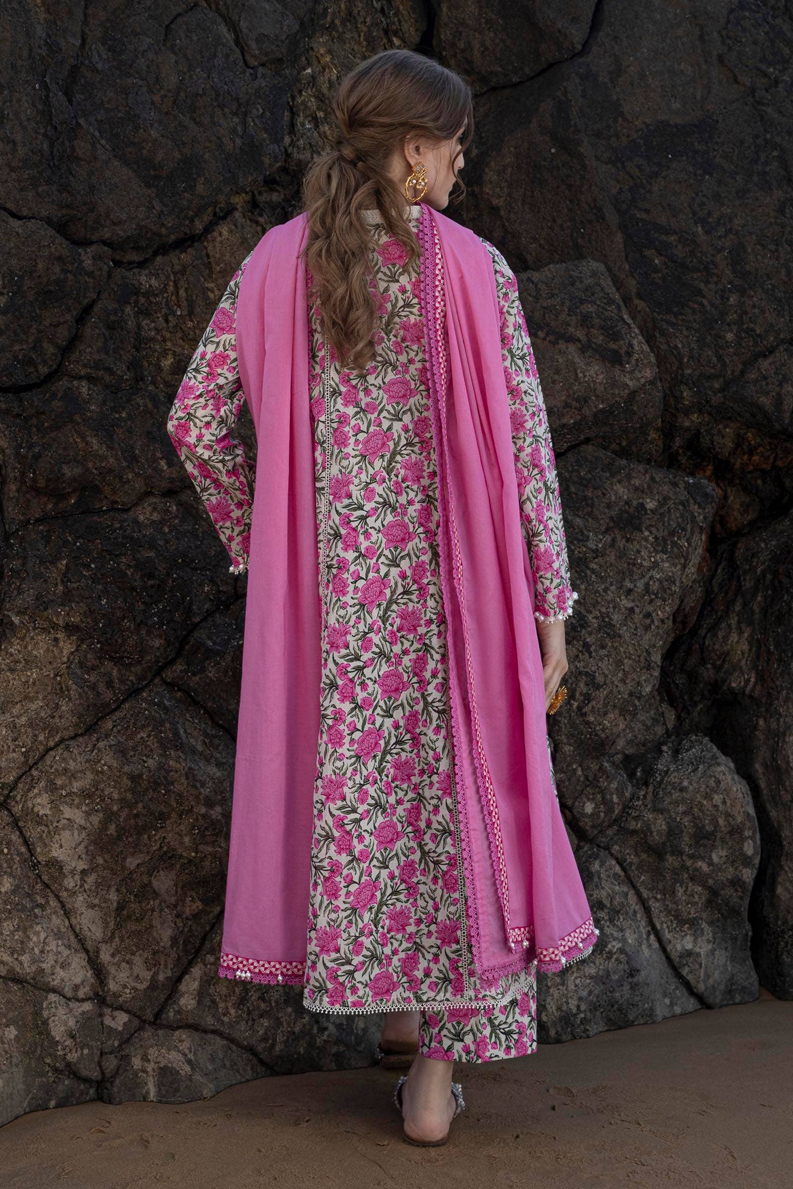 Sana Safinaz | Mahay Spring 24 | H241-004A-3CG by Sana Safinaz - Designer Dress - Type: Ladies Clothes - Available at Libayah - 100% Original