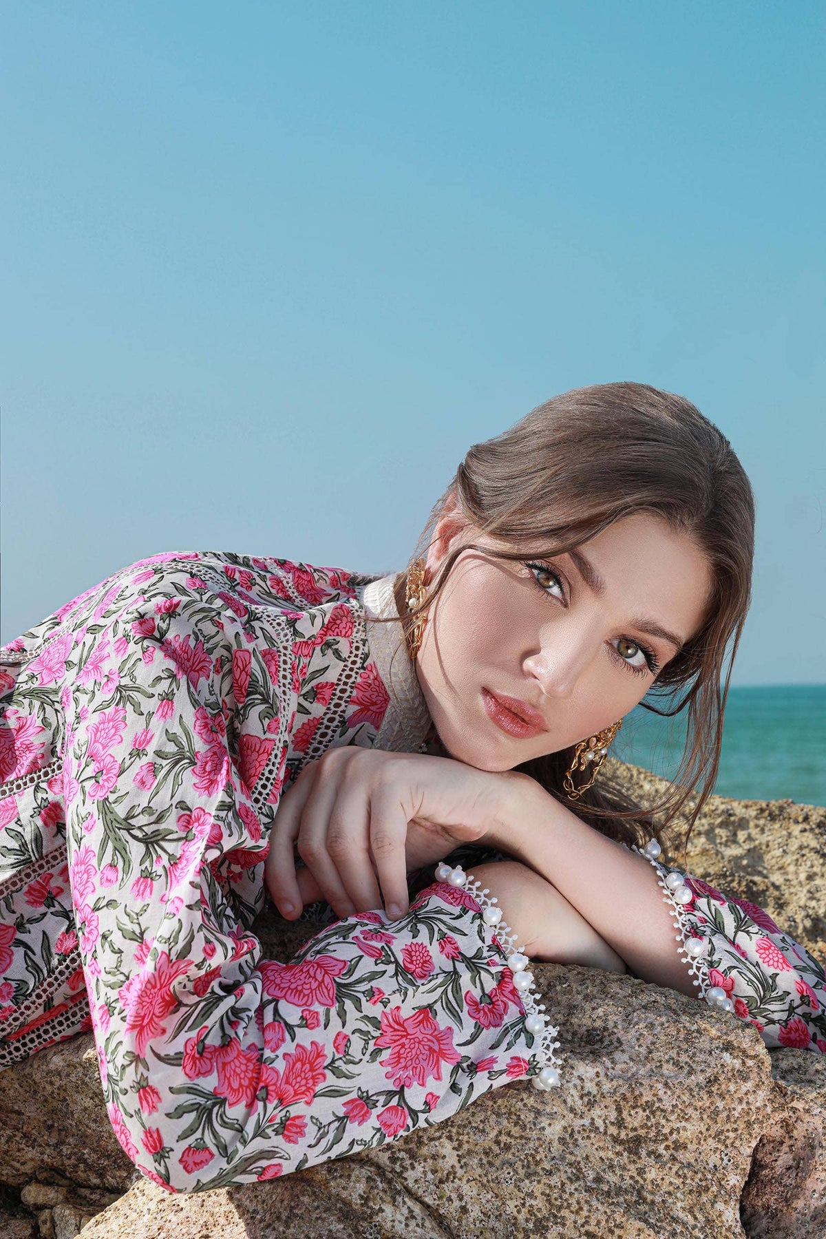 Sana Safinaz | Mahay Spring 24 | H241-004A-3CG by Sana Safinaz - Designer Dress - Type: Ladies Clothes - Available at Libayah - 100% Original