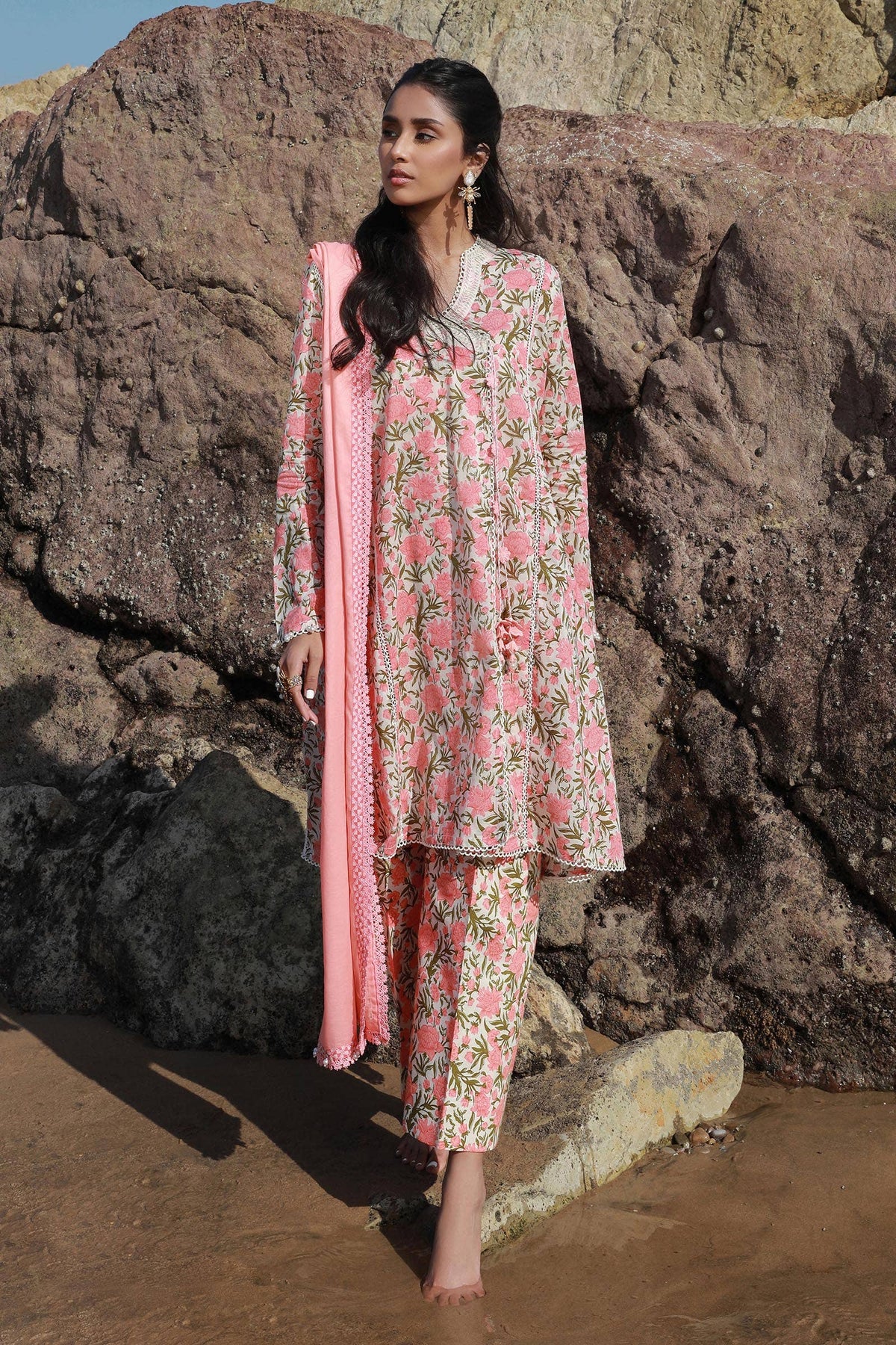 Sana Safinaz | Mahay Spring 24 | H241-004B-3CG by Sana Safinaz - Designer Dress - Type: Ladies Clothes - Available at Libayah - 100% Original