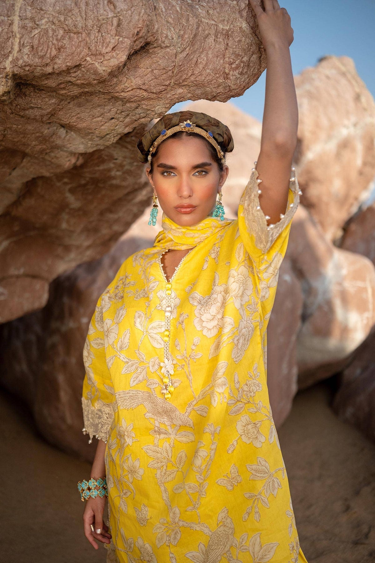 Sana Safinaz | Mahay Spring 24 | H241-001A-3CI by Sana Safinaz - Designer Dress - Type: Ladies Clothes - Available at Libayah - 100% Original