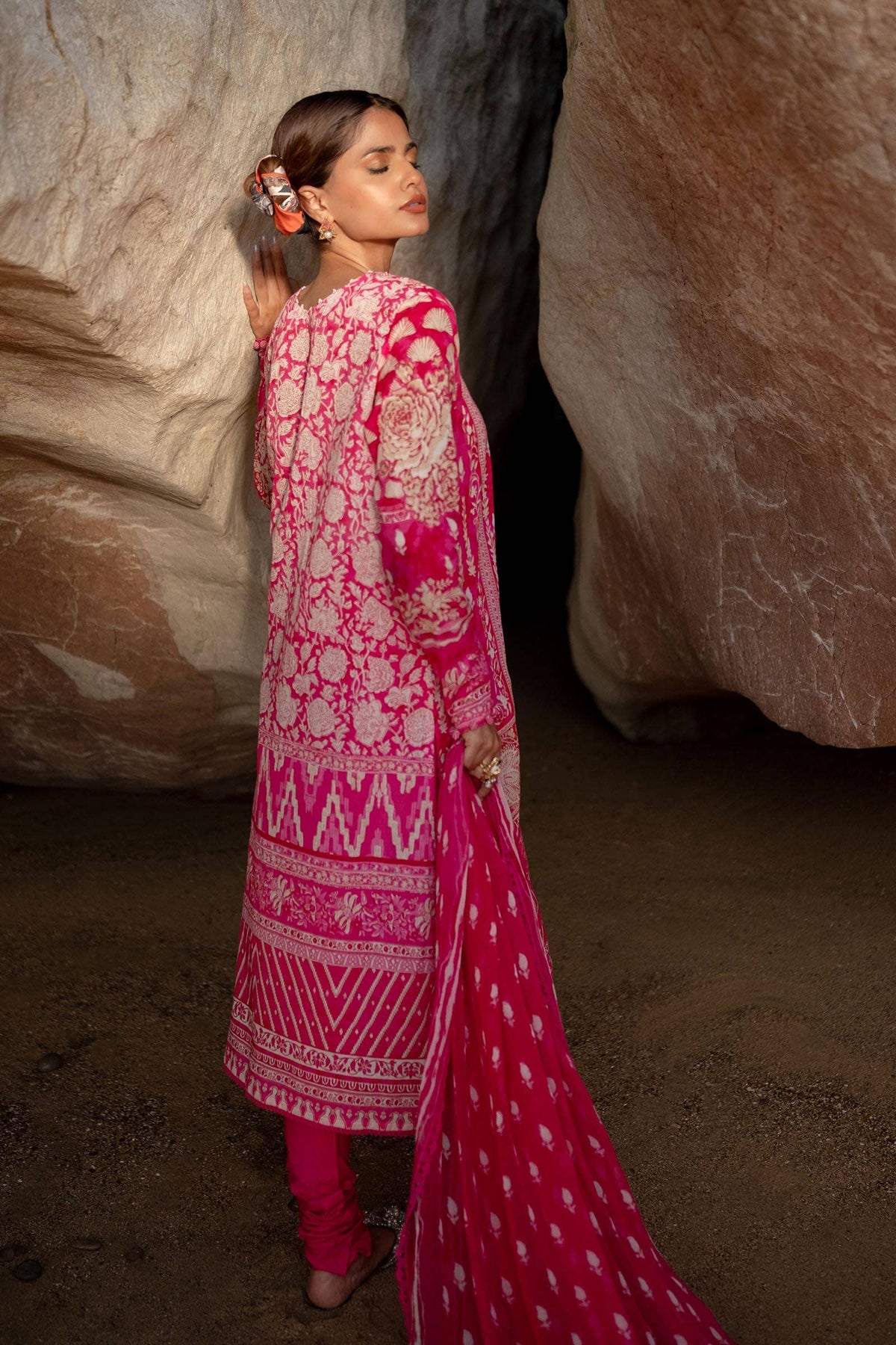 Sana Safinaz | Mahay Spring 24 | H241-005A-3CI by Sana Safinaz - Designer Dress - Type: Ladies Clothes - Available at Libayah - 100% Original