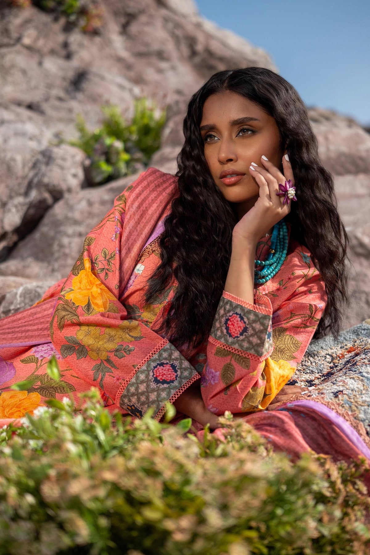 Sana Safinaz | Mahay Spring 24 | H241-007A-2S by Sana Safinaz - Designer Dress - Type: Ladies Clothes - Available at Libayah - 100% Original