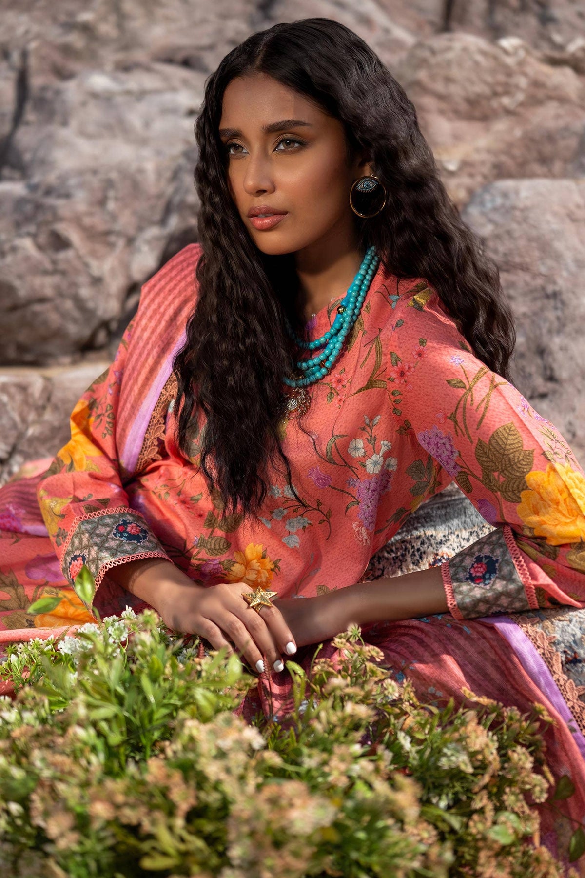 Sana Safinaz | Mahay Spring 24 | H241-007A-2S by Sana Safinaz - Designer Dress - Type: Ladies Clothes - Available at Libayah - 100% Original