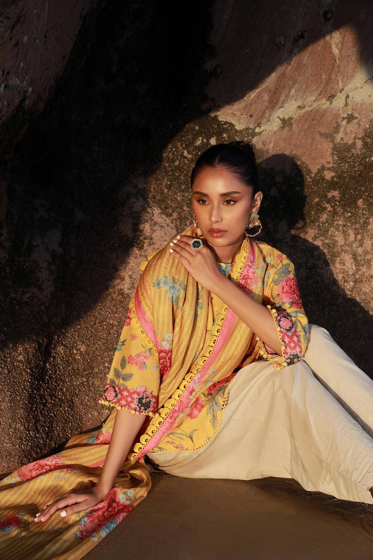 Sana Safinaz | Mahay Spring 24 | H241-007B-2S by Sana Safinaz - Designer Dress - Type: Ladies Clothes - Available at Libayah - 100% Original