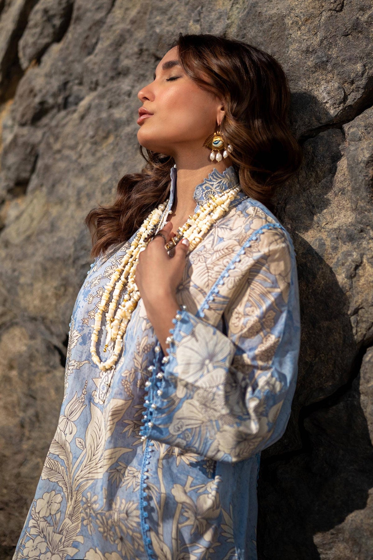 Sana Safinaz | Mahay Spring 24 | H241-009A-2DD by Sana Safinaz - Designer Dress - Type: Ladies Clothes - Available at Libayah - 100% Original