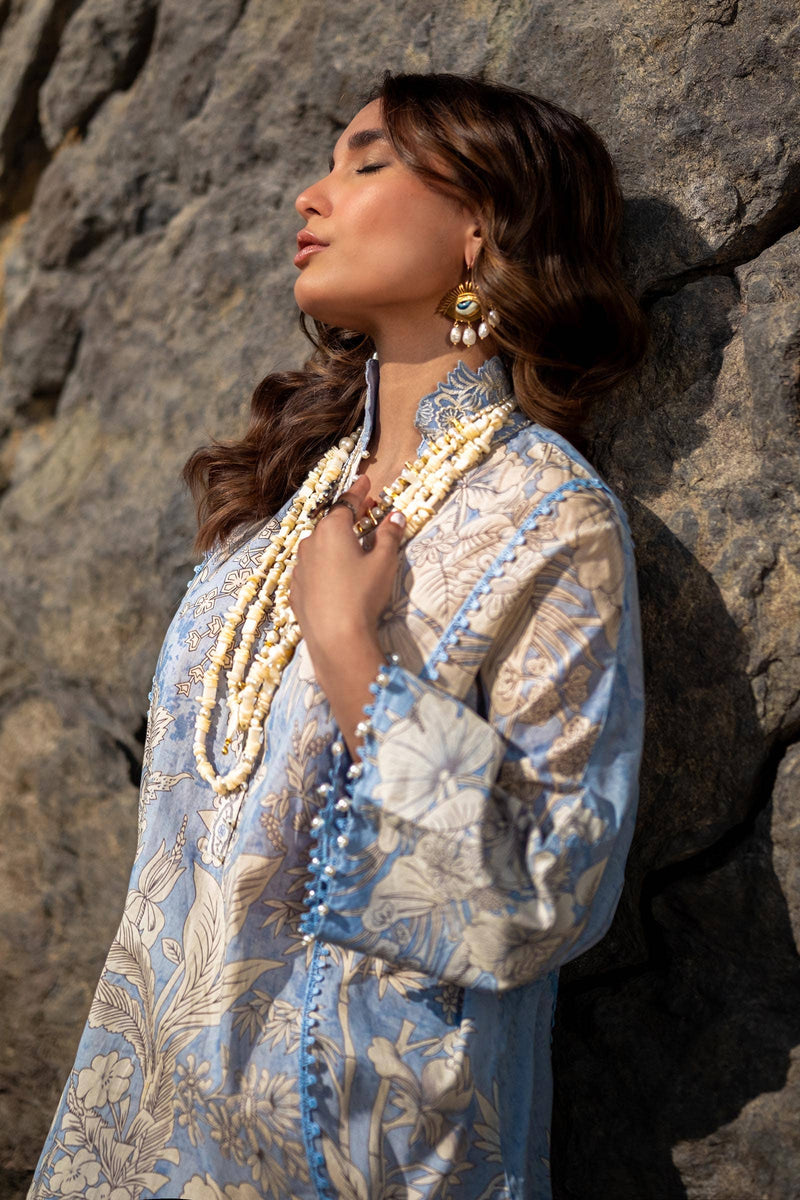 Sana Safinaz | Mahay Spring 24 | H241-009A-2DD by Sana Safinaz - Designer Dress - Type: Ladies Clothes - Available at Libayah - 100% Original