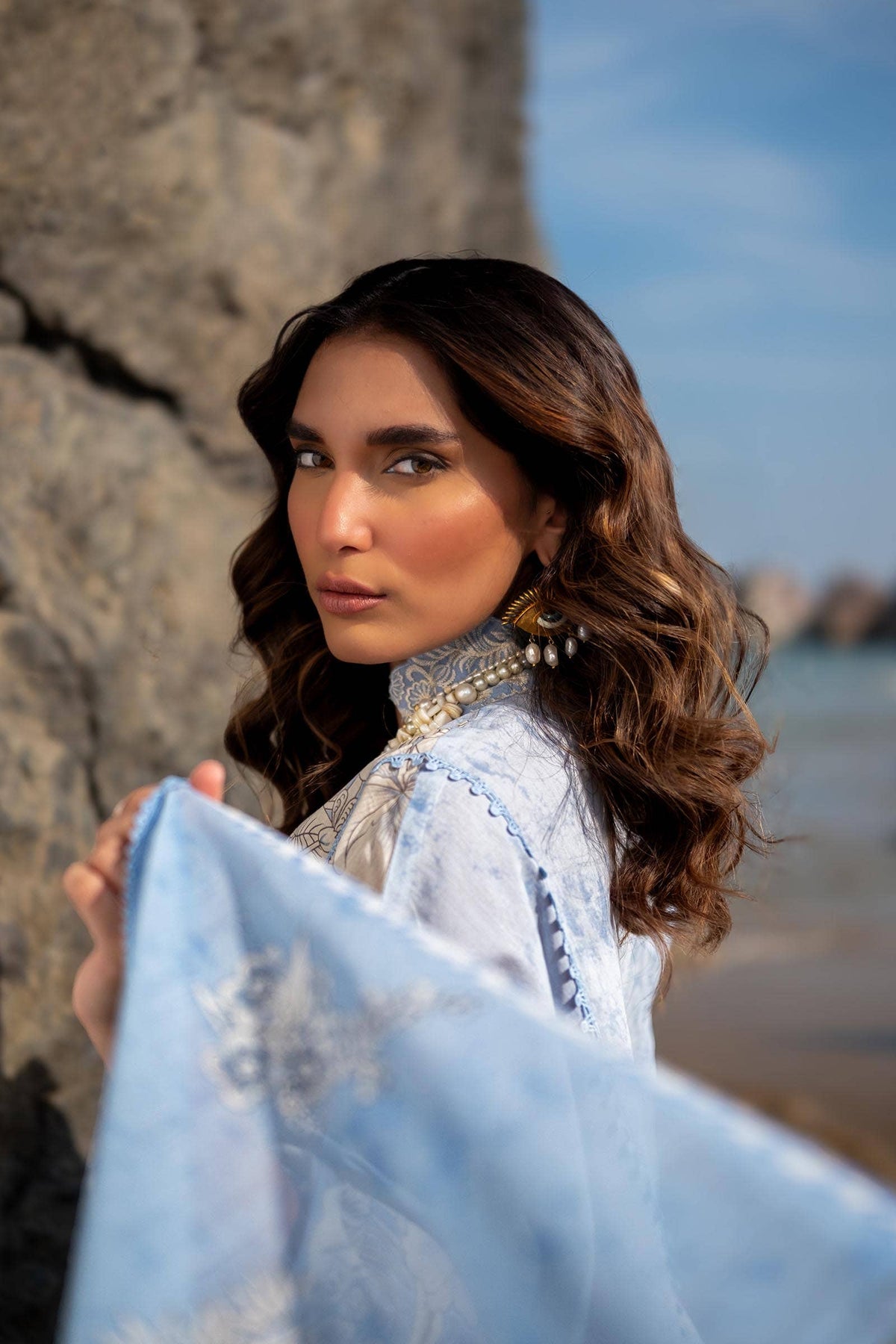 Sana Safinaz | Mahay Spring 24 | H241-009A-2DD by Sana Safinaz - Designer Dress - Type: Ladies Clothes - Available at Libayah - 100% Original