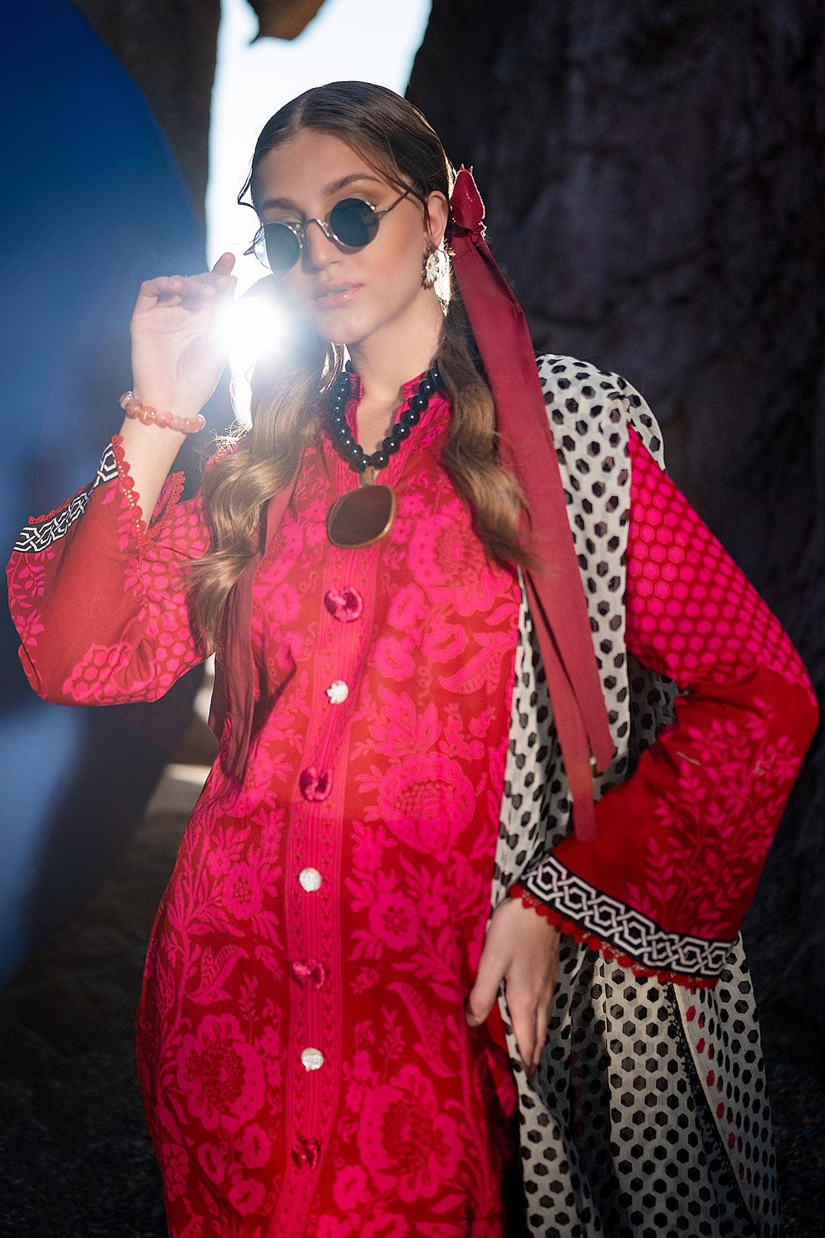 Sana Safinaz | Mahay Spring 24 | H241-010A-3CI by Sana Safinaz - Designer Dress - Type: Ladies Clothes - Available at Libayah - 100% Original