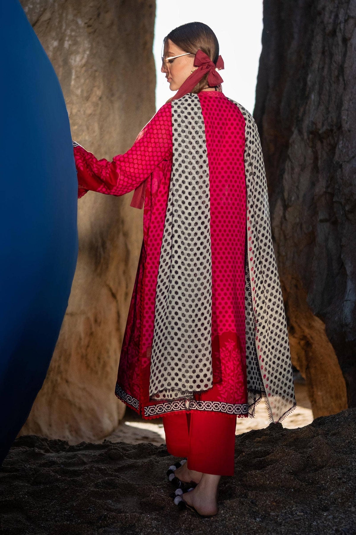 Sana Safinaz | Mahay Spring 24 | H241-010A-3CI by Sana Safinaz - Designer Dress - Type: Ladies Clothes - Available at Libayah - 100% Original
