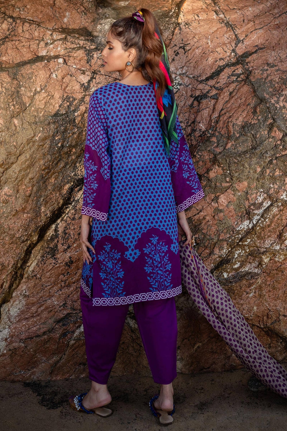 Sana Safinaz | Mahay Spring 24 | H241-010B-3CI by Sana Safinaz - Designer Dress - Type: Ladies Clothes - Available at Libayah - 100% Original