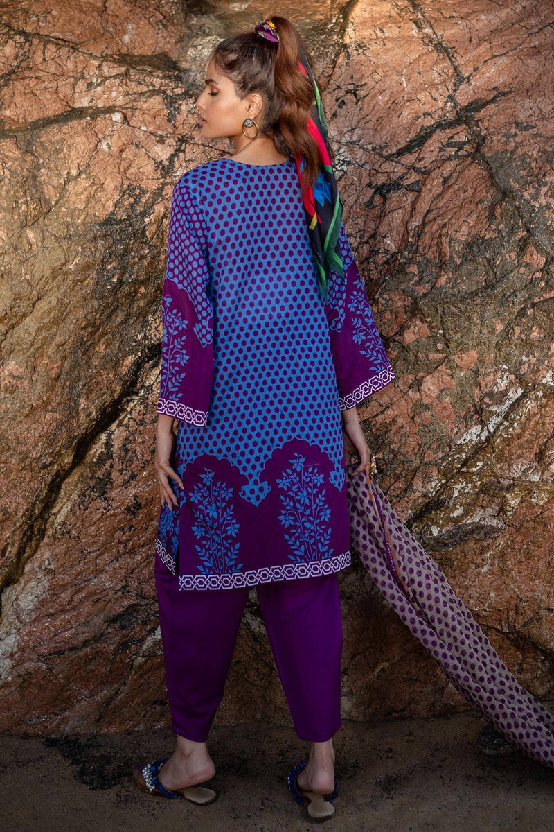 Sana Safinaz | Mahay Spring 24 | H241-010B-3CI by Sana Safinaz - Designer Dress - Type: Ladies Clothes - Available at Libayah - 100% Original