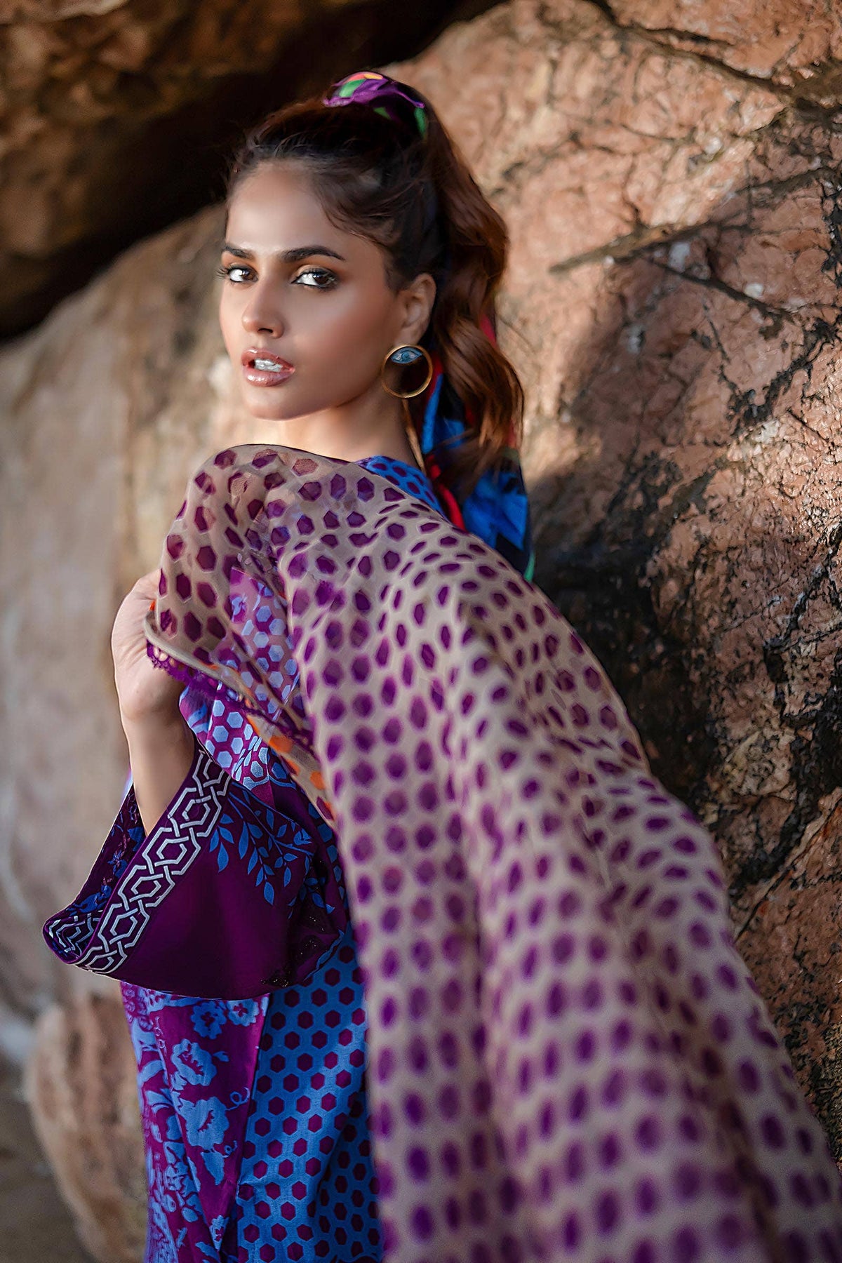 Sana Safinaz | Mahay Spring 24 | H241-010B-3CI by Sana Safinaz - Designer Dress - Type: Ladies Clothes - Available at Libayah - 100% Original
