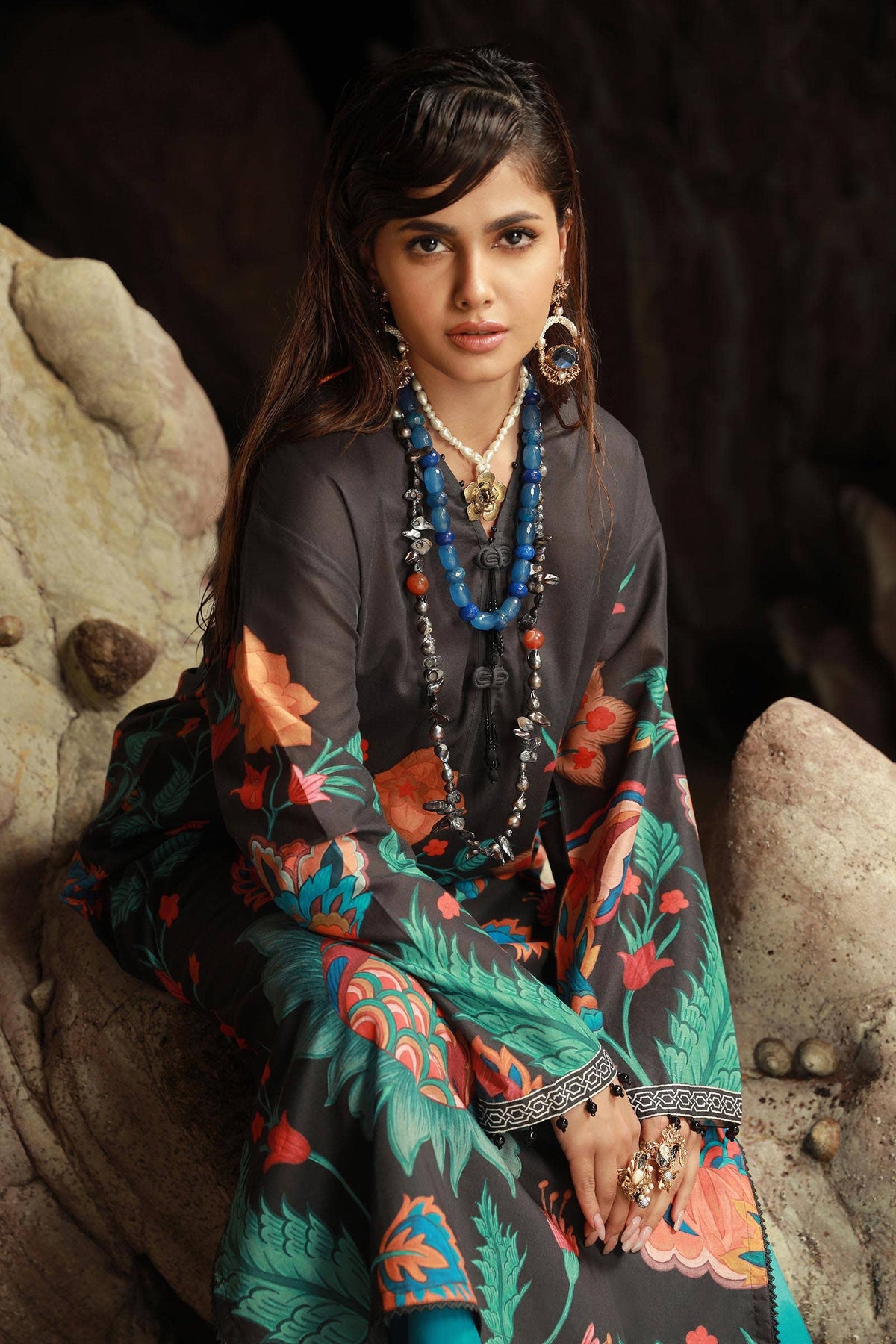 Sana Safinaz | Mahay Spring 24 | H241-011A-2C by Sana Safinaz - Designer Dress - Type: Ladies Clothes - Available at Libayah - 100% Original
