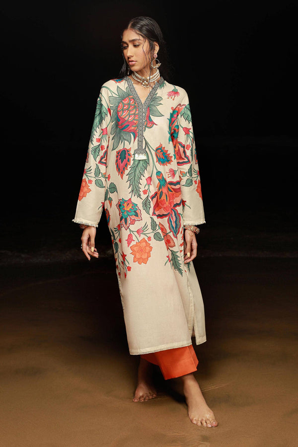 Sana Safinaz | Mahay Spring 24 | H241-011B-2C by Sana Safinaz - Designer Dress - Type: Ladies Clothes - Available at Libayah - 100% Original
