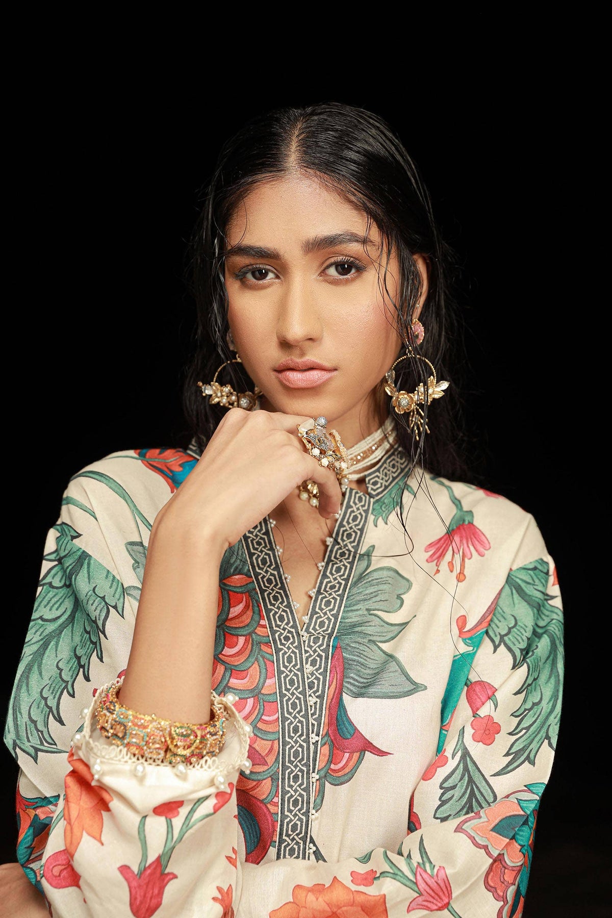 Sana Safinaz | Mahay Spring 24 | H241-011B-2C by Sana Safinaz - Designer Dress - Type: Ladies Clothes - Available at Libayah - 100% Original