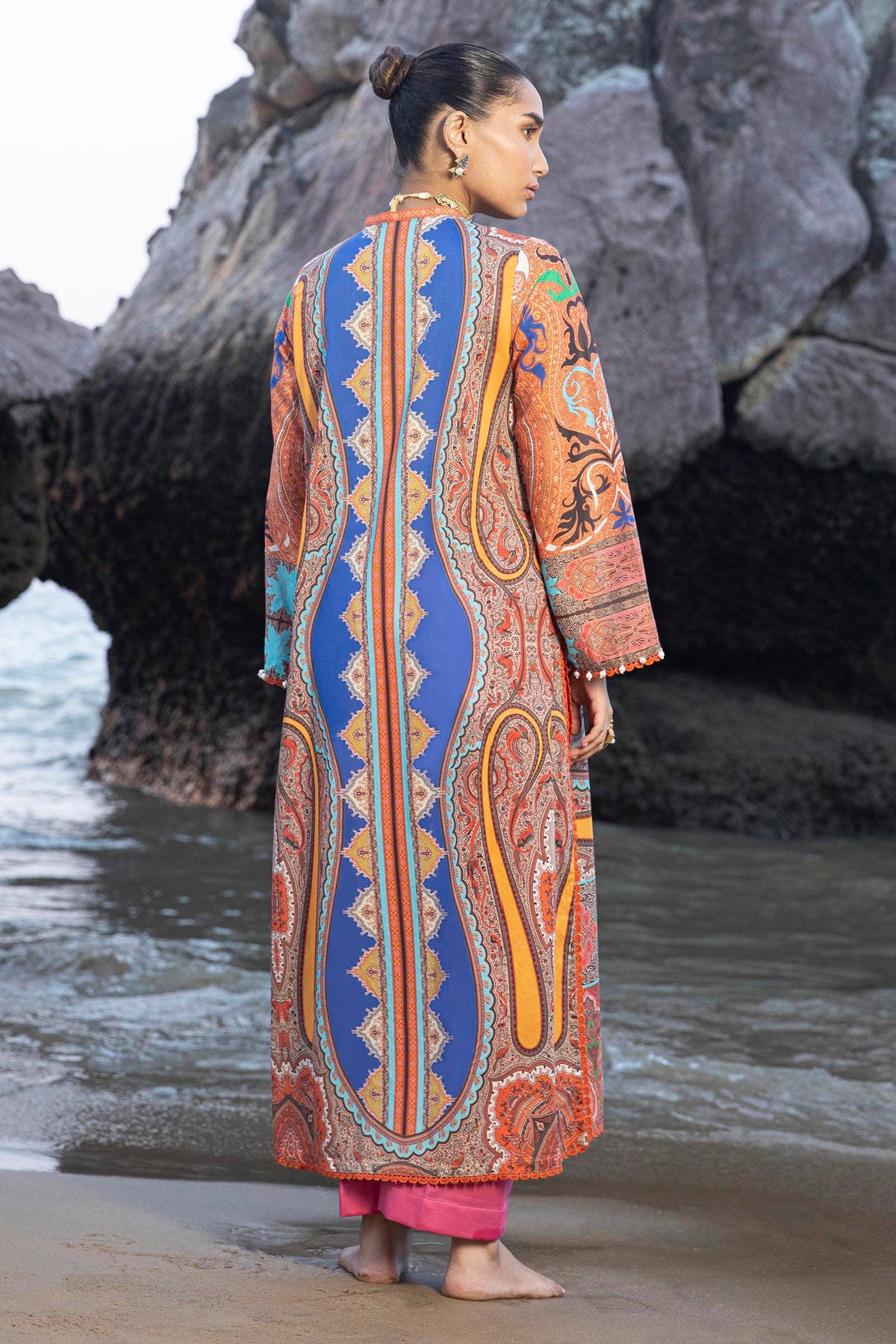 Sana Safinaz | Mahay Spring 24 | H241-012A-2C by Sana Safinaz - Designer Dress - Type: Ladies Clothes - Available at Libayah - 100% Original