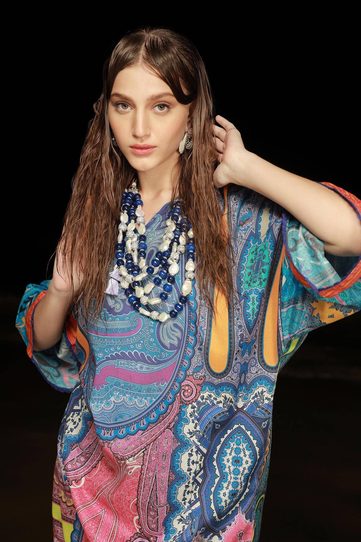 Sana Safinaz | Mahay Spring 24 | H241-012B-2C by Sana Safinaz - Designer Dress - Type: Ladies Clothes - Available at Libayah - 100% Original