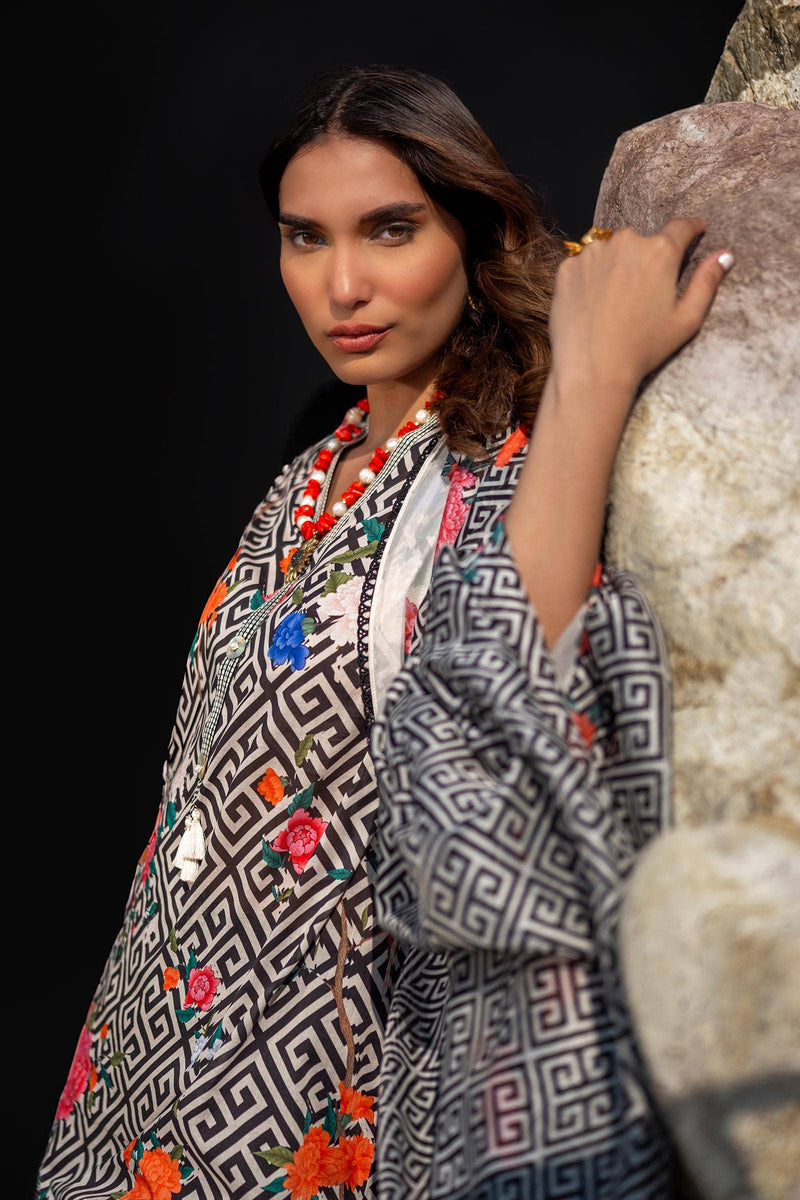 Sana Safinaz | Mahay Spring 24 | H241-013A-2BK by Sana Safinaz - Designer Dress - Type: Ladies Clothes - Available at Libayah - 100% Original