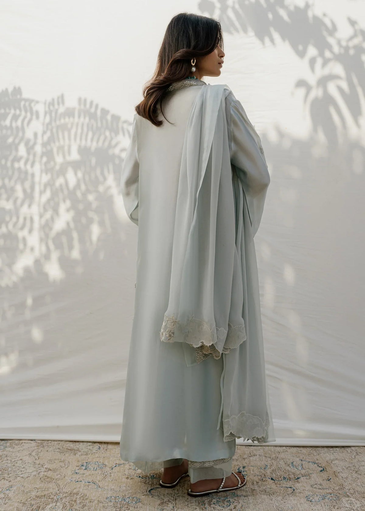 Mahgul | Eid Edit 2024 | Silver Light by Mahgul - Designer Dress - Type: Ladies Clothes - Available at Libayah - 100% Original
