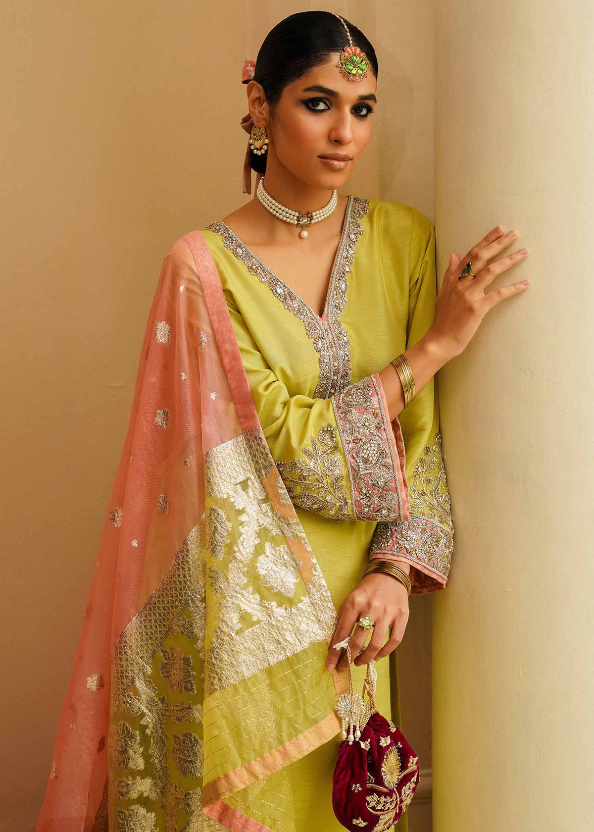 Mahgul | Eid Edit 2024 | Lemon Mint by Mahgul - Designer Dress - Type: Ladies Clothes - Available at Libayah - 100% Original