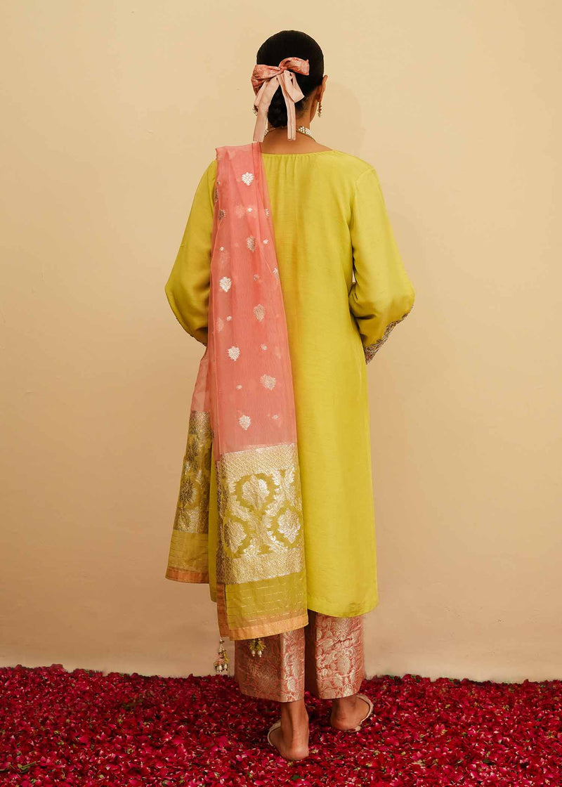 Mahgul | Eid Edit 2024 | Lemon Mint by Mahgul - Designer Dress - Type: Ladies Clothes - Available at Libayah - 100% Original