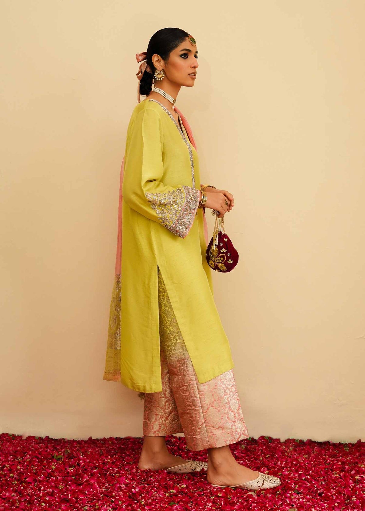 Mahgul | Eid Edit 2024 | Lemon Mint by Mahgul - Designer Dress - Type: Ladies Clothes - Available at Libayah - 100% Original