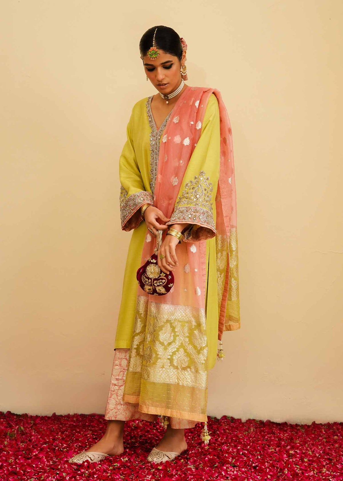 Mahgul | Eid Edit 2024 | Lemon Mint by Mahgul - Designer Dress - Type: Ladies Clothes - Available at Libayah - 100% Original