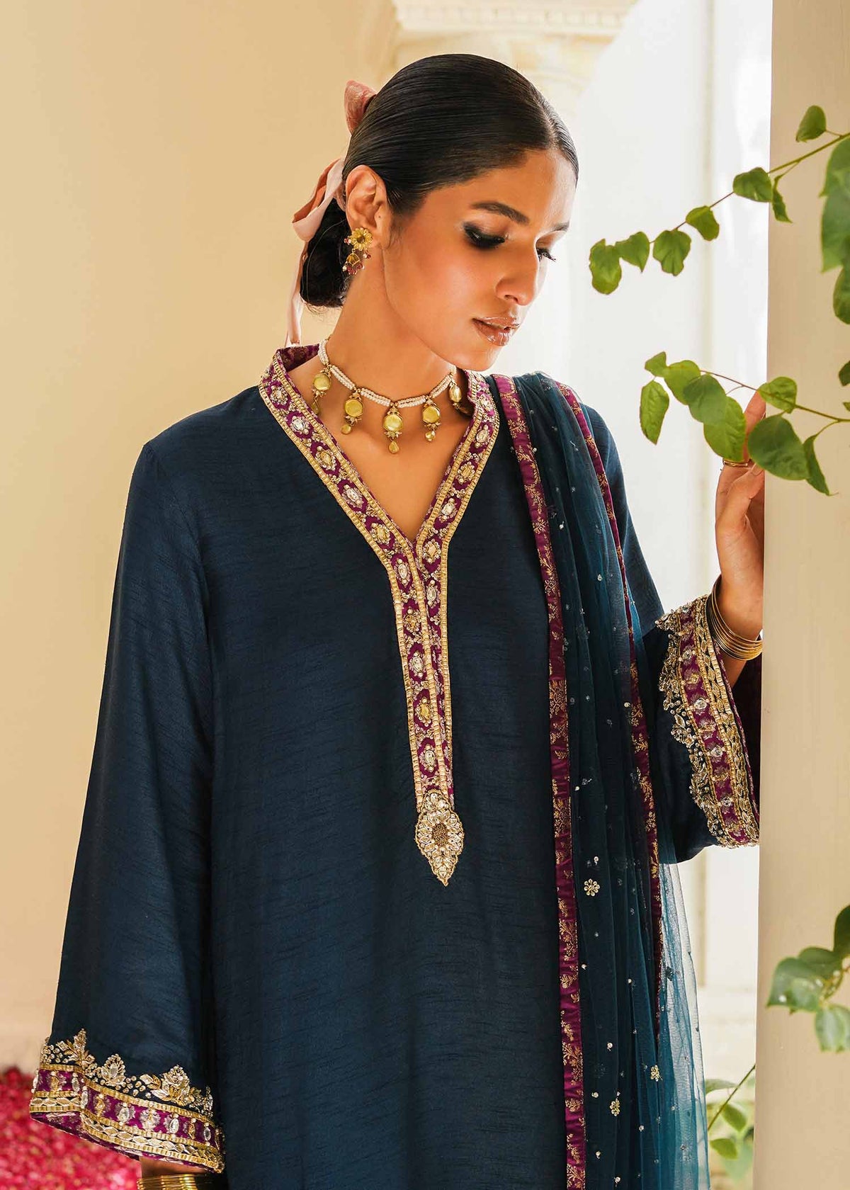 Mahgul | Eid Edit 2024 | Daria by Mahgul - Designer Dress - Type: Ladies Clothes - Available at Libayah - 100% Original
