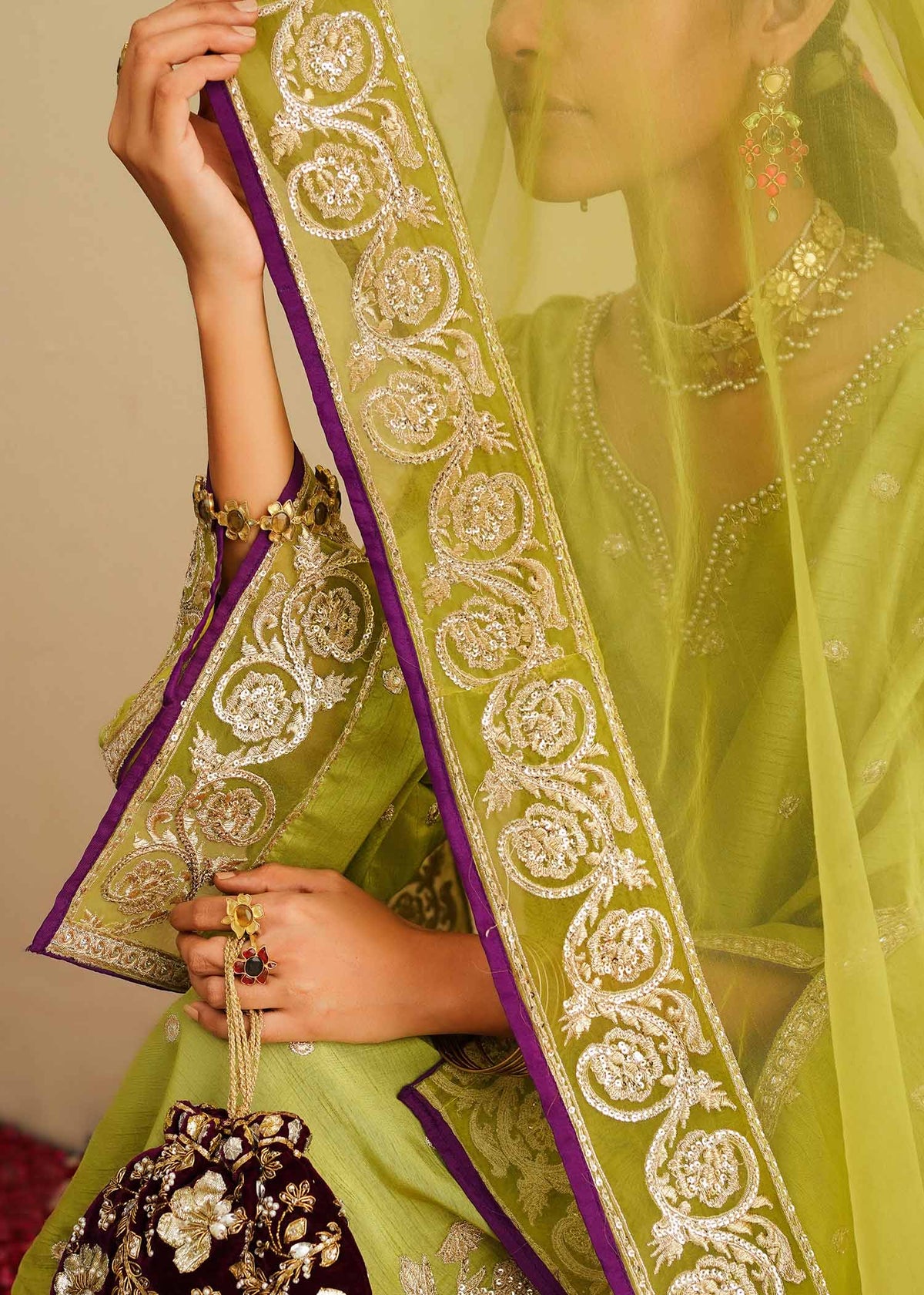 Mahgul | Eid Edit 2024 | Twilight Garden by Mahgul - Designer Dress - Type: Ladies Clothes - Available at Libayah - 100% Original