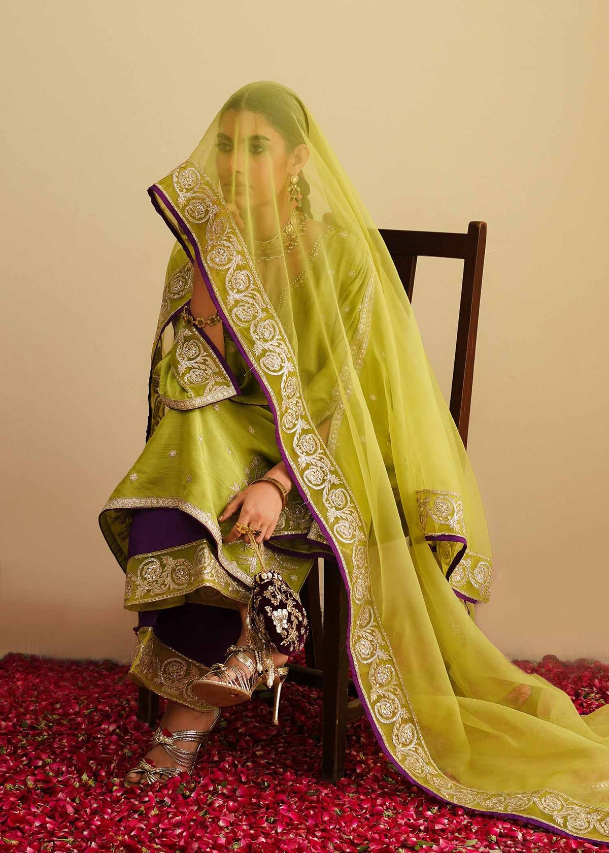 Mahgul | Eid Edit 2024 | Twilight Garden by Mahgul - Designer Dress - Type: Ladies Clothes - Available at Libayah - 100% Original