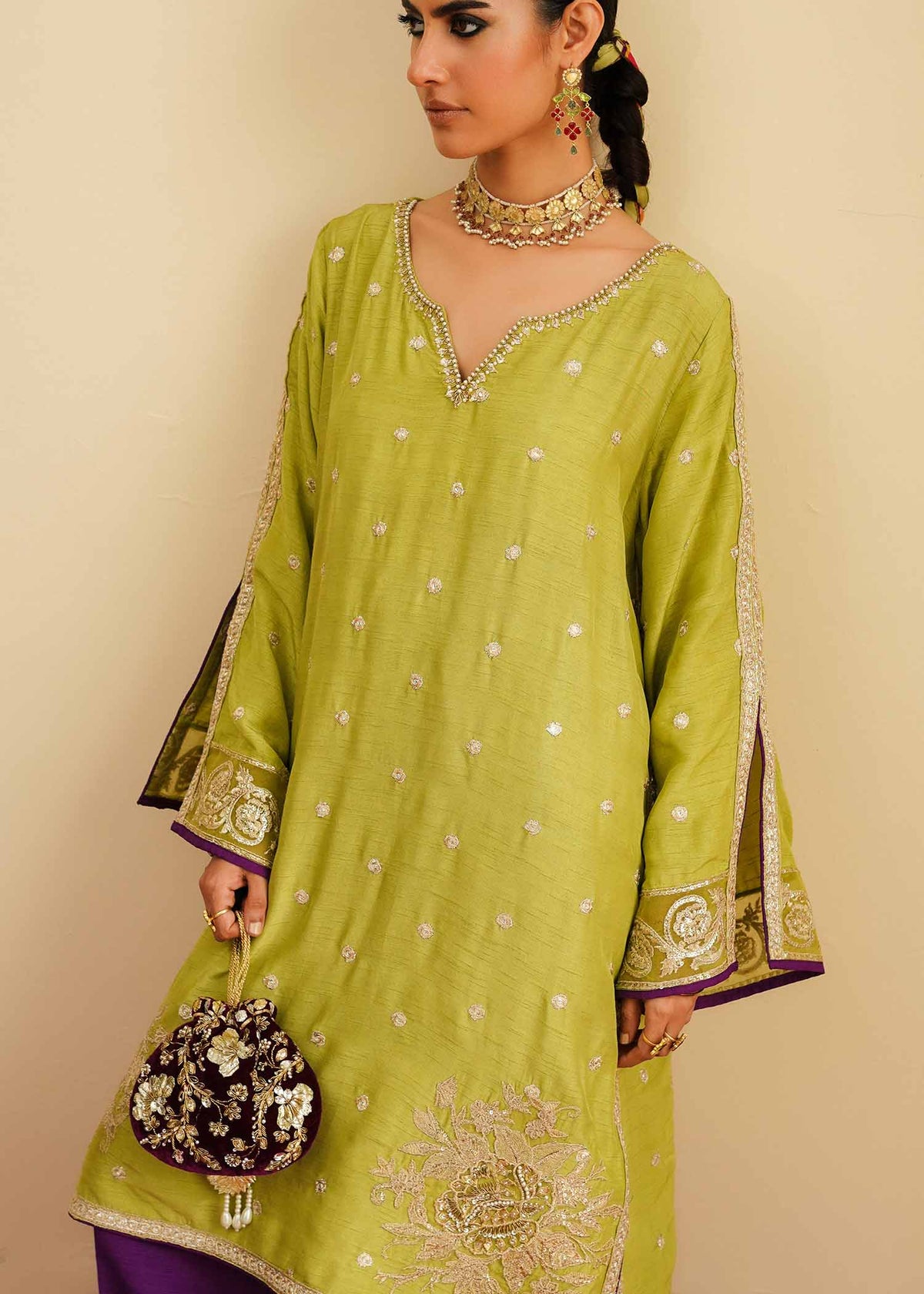 Mahgul | Eid Edit 2024 | Twilight Garden by Mahgul - Designer Dress - Type: Ladies Clothes - Available at Libayah - 100% Original