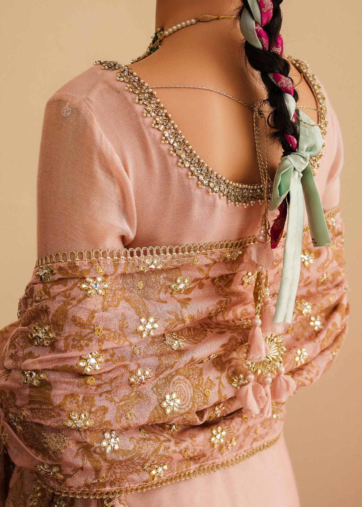 Mahgul | Eid Edit 2024 | Pink Elegance by Mahgul - Designer Dress - Type: Ladies Clothes - Available at Libayah - 100% Original