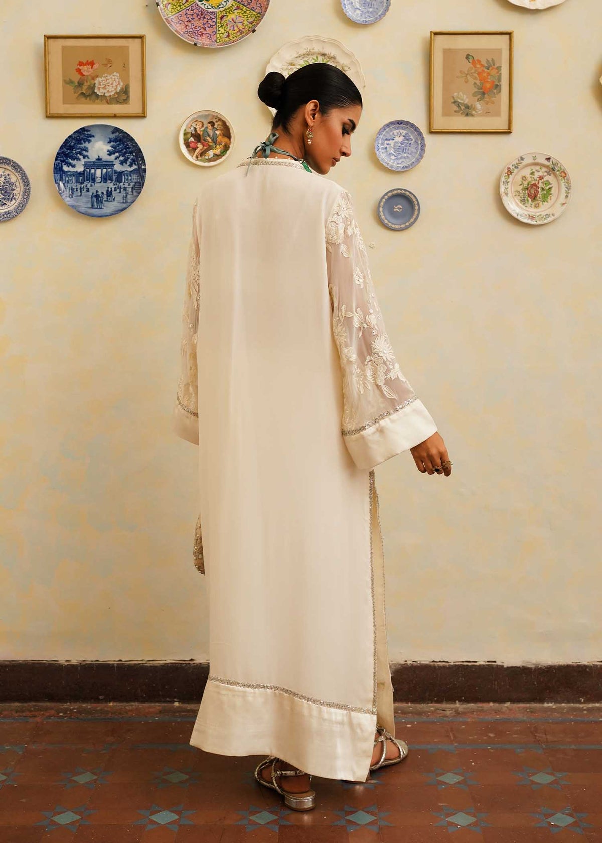 Mahgul | Eid Edit 2024 | Luxe Ivoir by Mahgul - Designer Dress - Type: Ladies Clothes - Available at Libayah - 100% Original