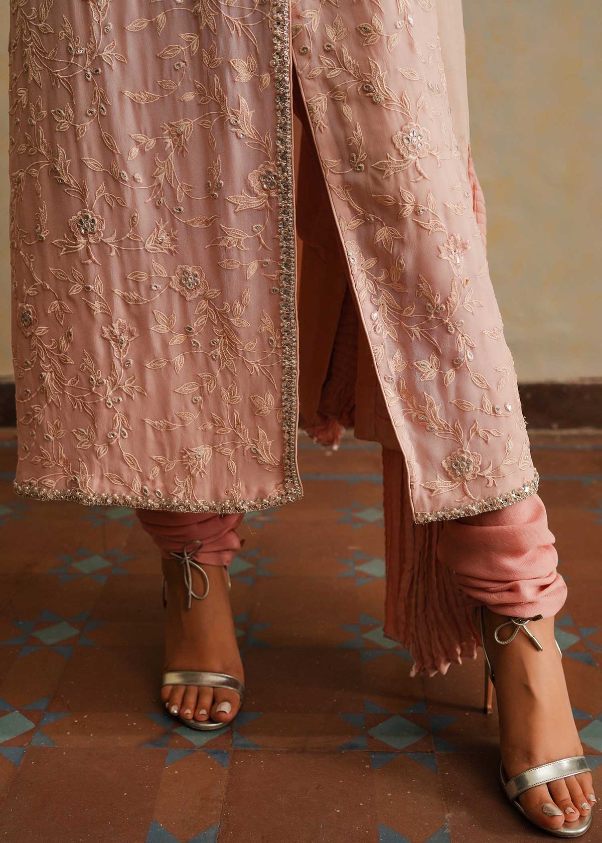 Mahgul | Eid Edit 2024 | Pink Shade by Mahgul - Designer Dress - Type: Ladies Clothes - Available at Libayah - 100% Original