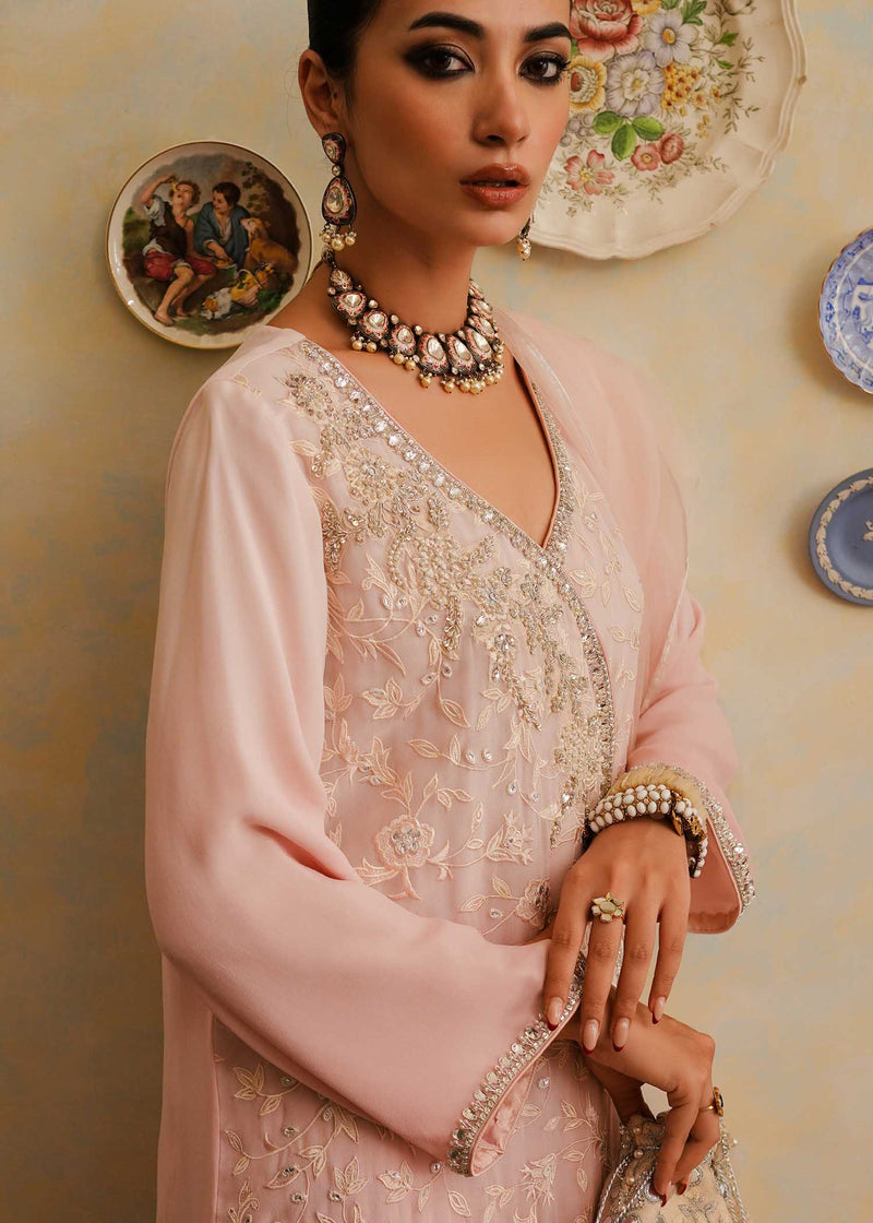 Mahgul | Eid Edit 2024 | Pink Shade by Mahgul - Designer Dress - Type: Ladies Clothes - Available at Libayah - 100% Original
