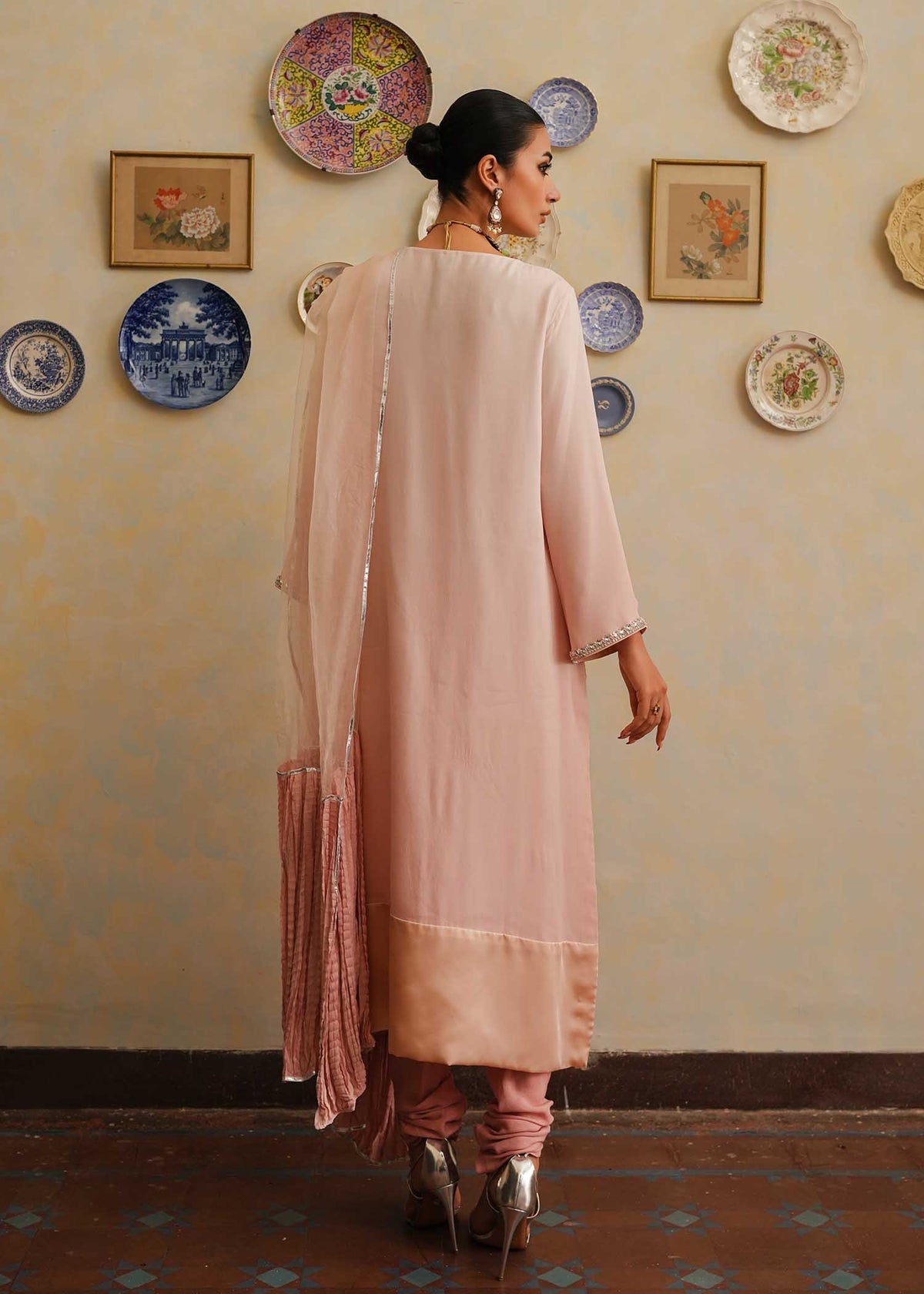 Mahgul | Eid Edit 2024 | Pink Shade by Mahgul - Designer Dress - Type: Ladies Clothes - Available at Libayah - 100% Original